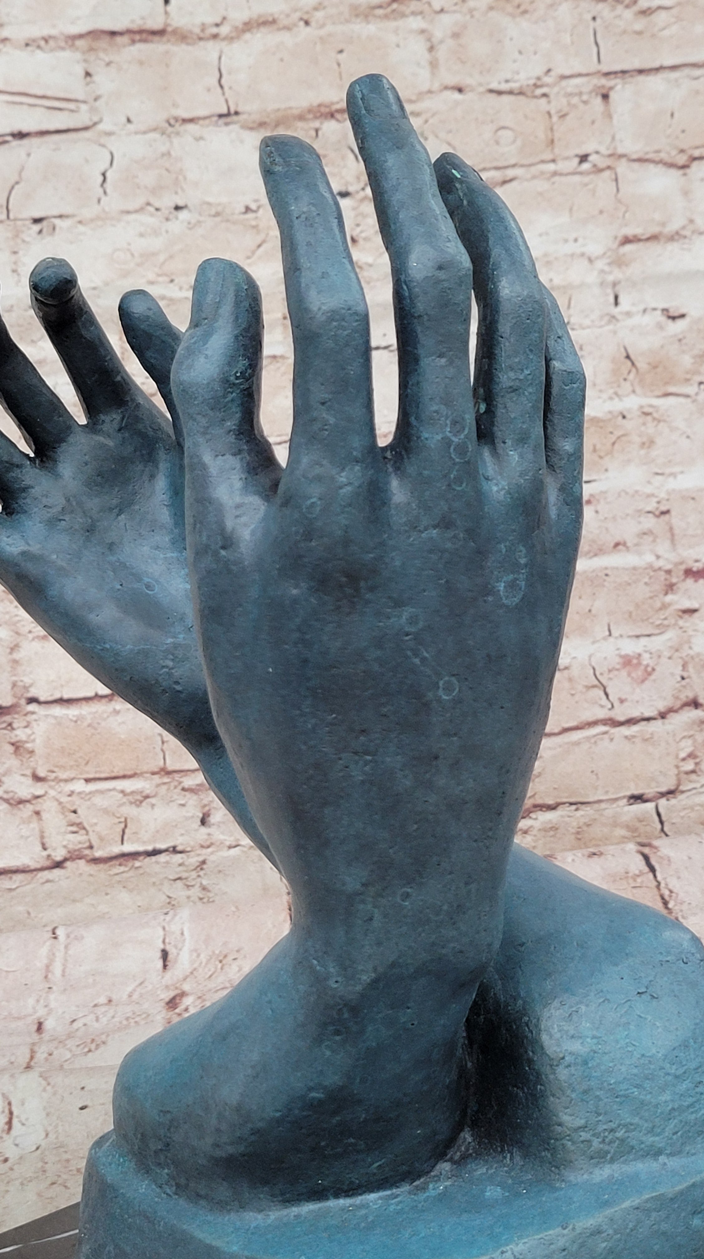 Kunst & Ambiente - The Cathedral (1908) - Bronze Sculpture by Auguste Rodin - Hands