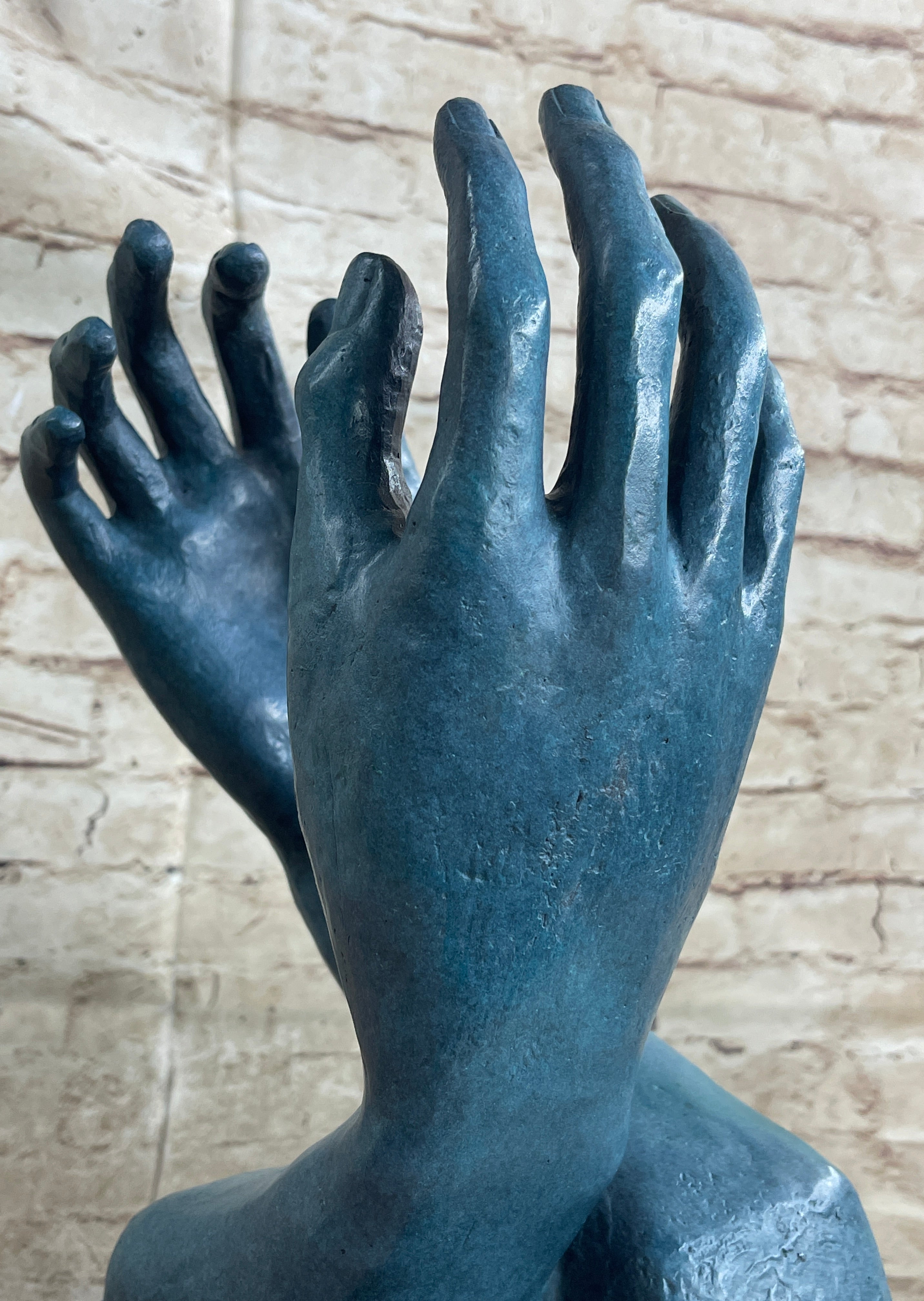 Kunst & Ambiente - The Cathedral (1908) - Bronze Sculpture by Auguste Rodin - Hands