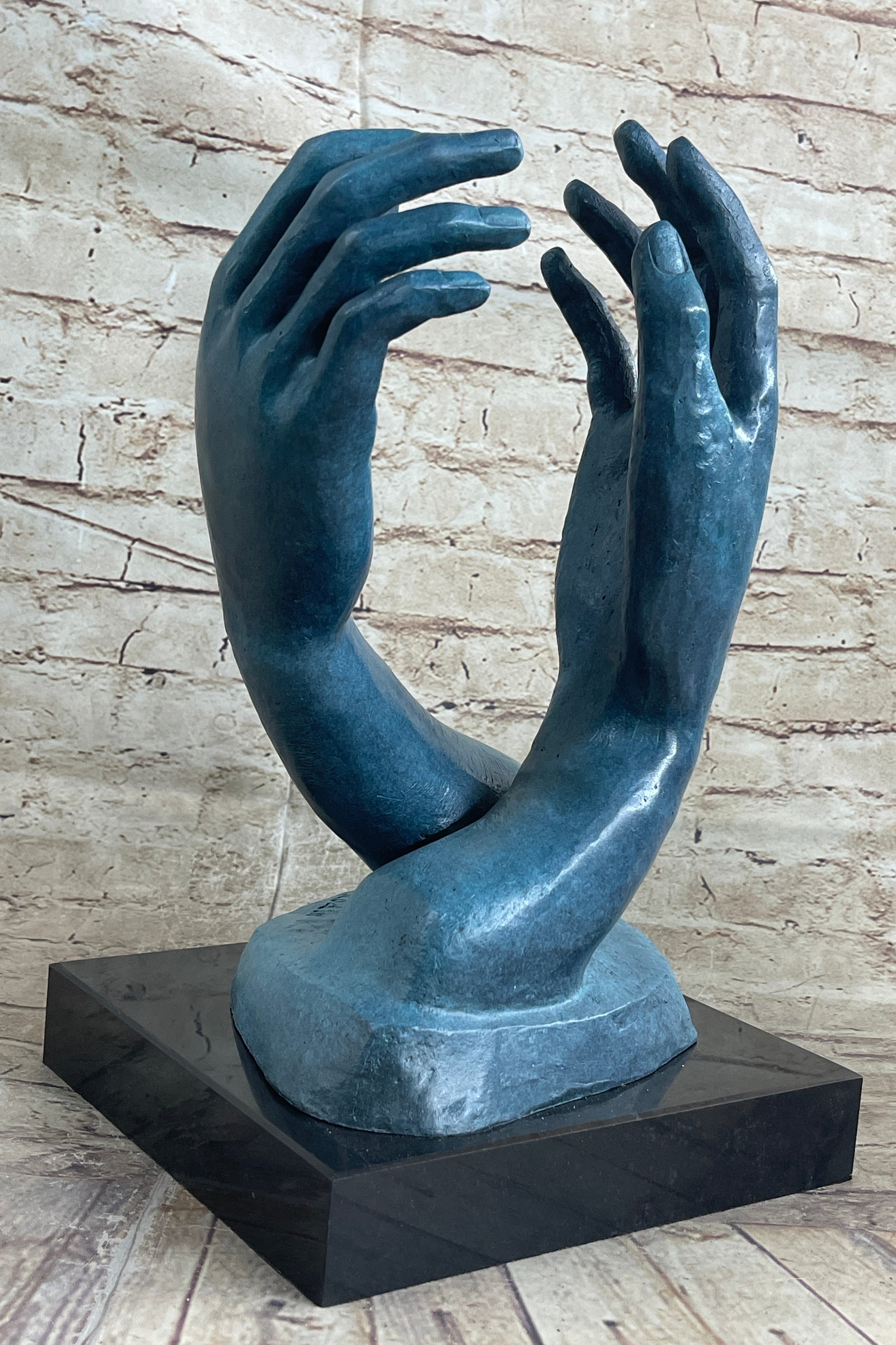 Kunst & Ambiente - The Cathedral (1908) - Bronze Sculpture by Auguste Rodin - Hands