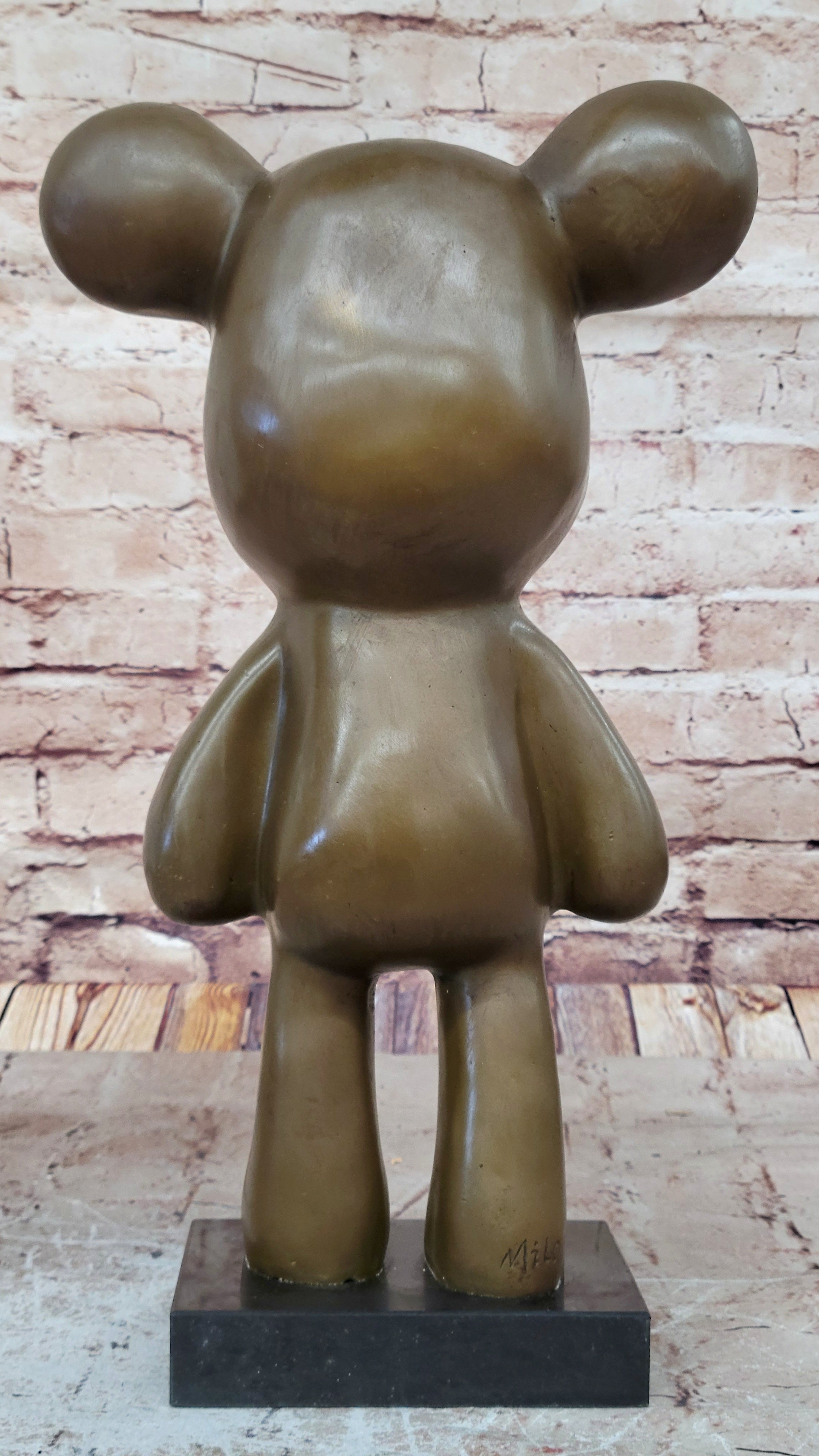 16" Tall Collector Edition Collectible Mickey Mouse Bronze Sculpture Figurine