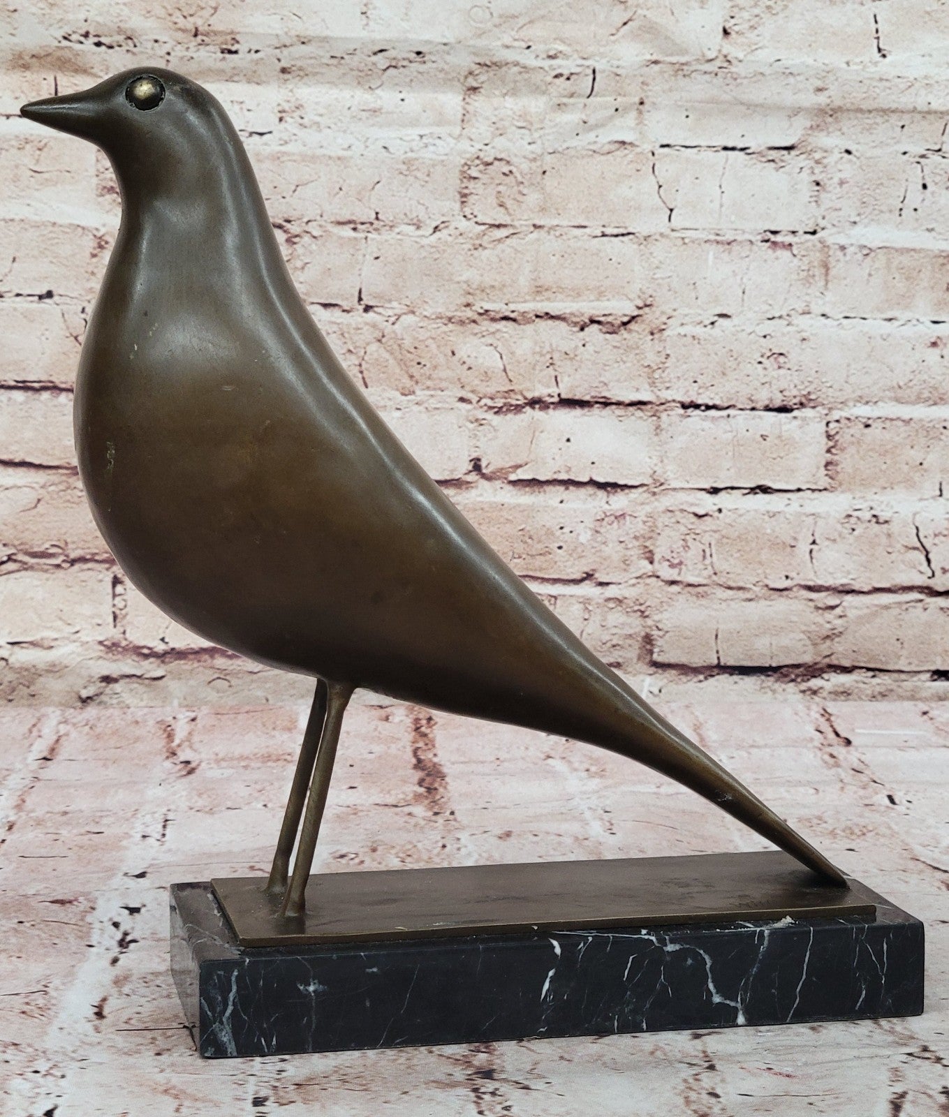 Hot Cast Bronze Sculpture Williams Abstract Bird Mid Century Signed