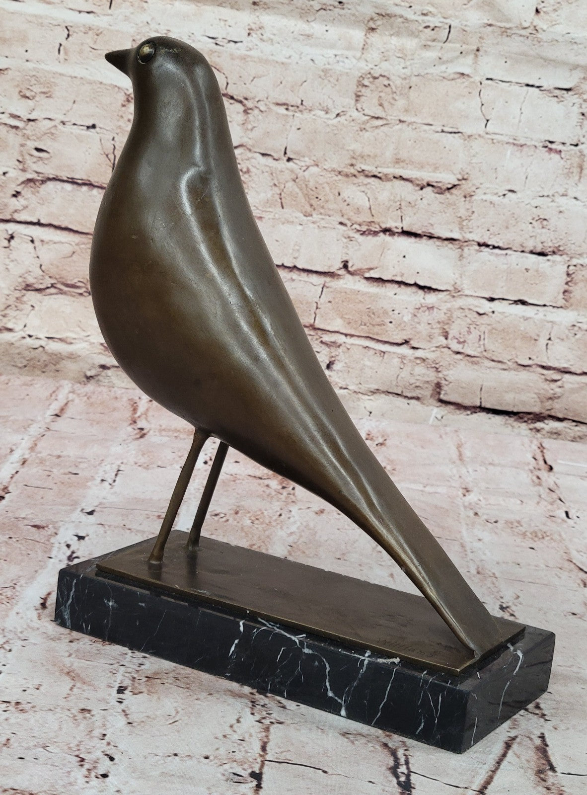 Hot Cast Bronze Sculpture Williams Abstract Bird Mid Century Signed