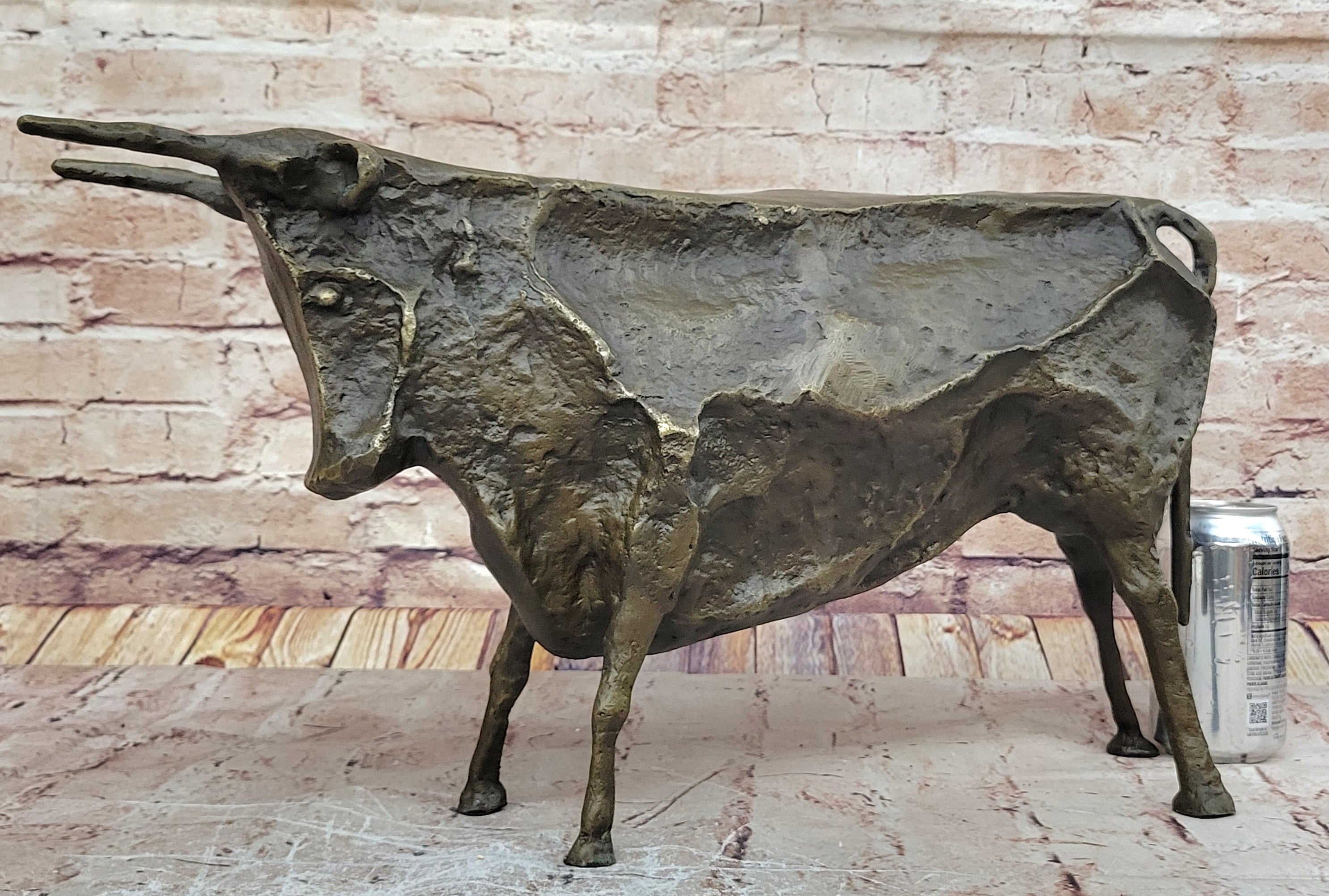 Picasso Bull Bronze Sculpture- abstract Bull after Picasso Extra Large Gift Sale