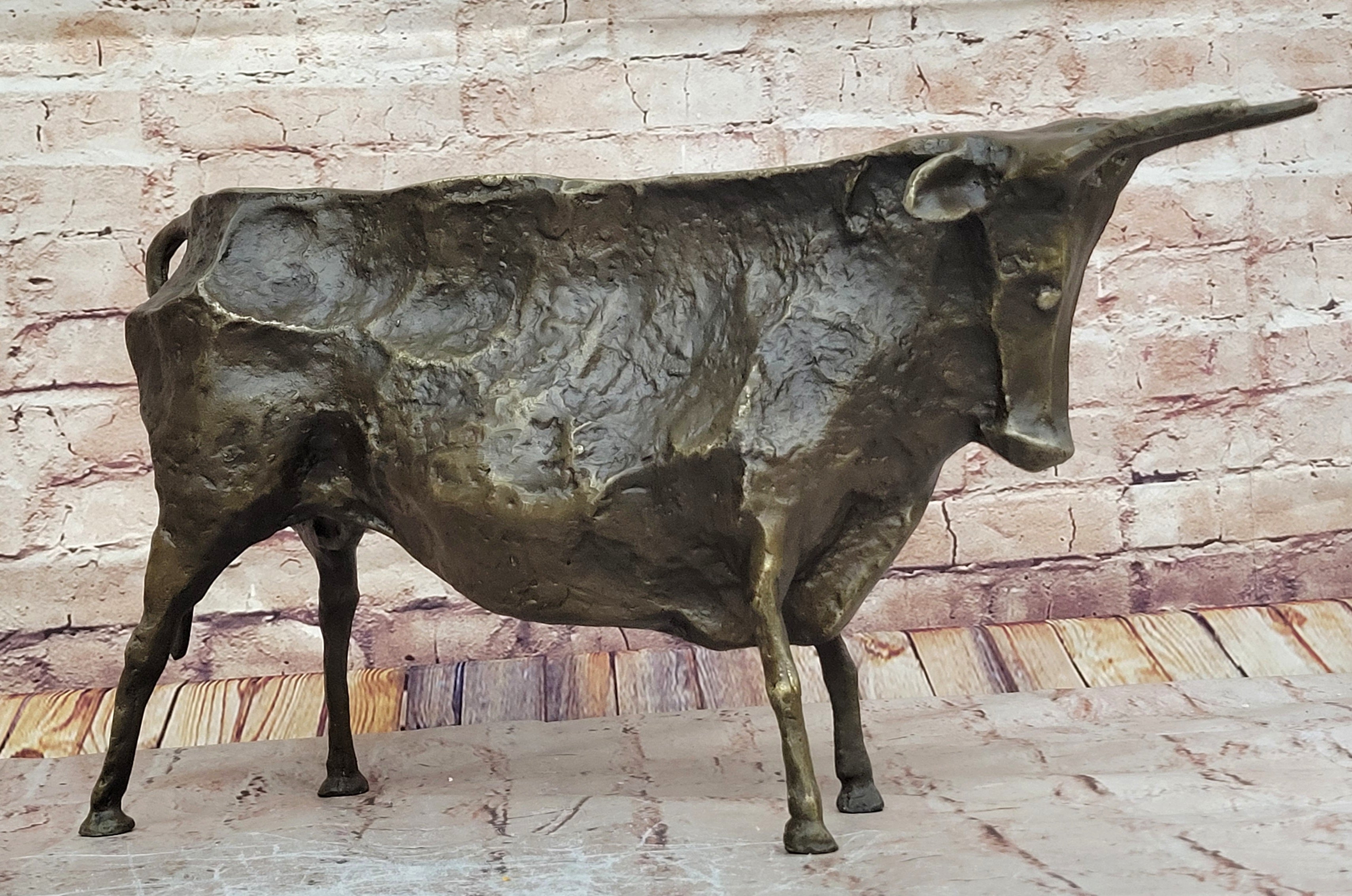 Picasso Bull Bronze Sculpture- abstract Bull after Picasso Extra Large Gift Sale