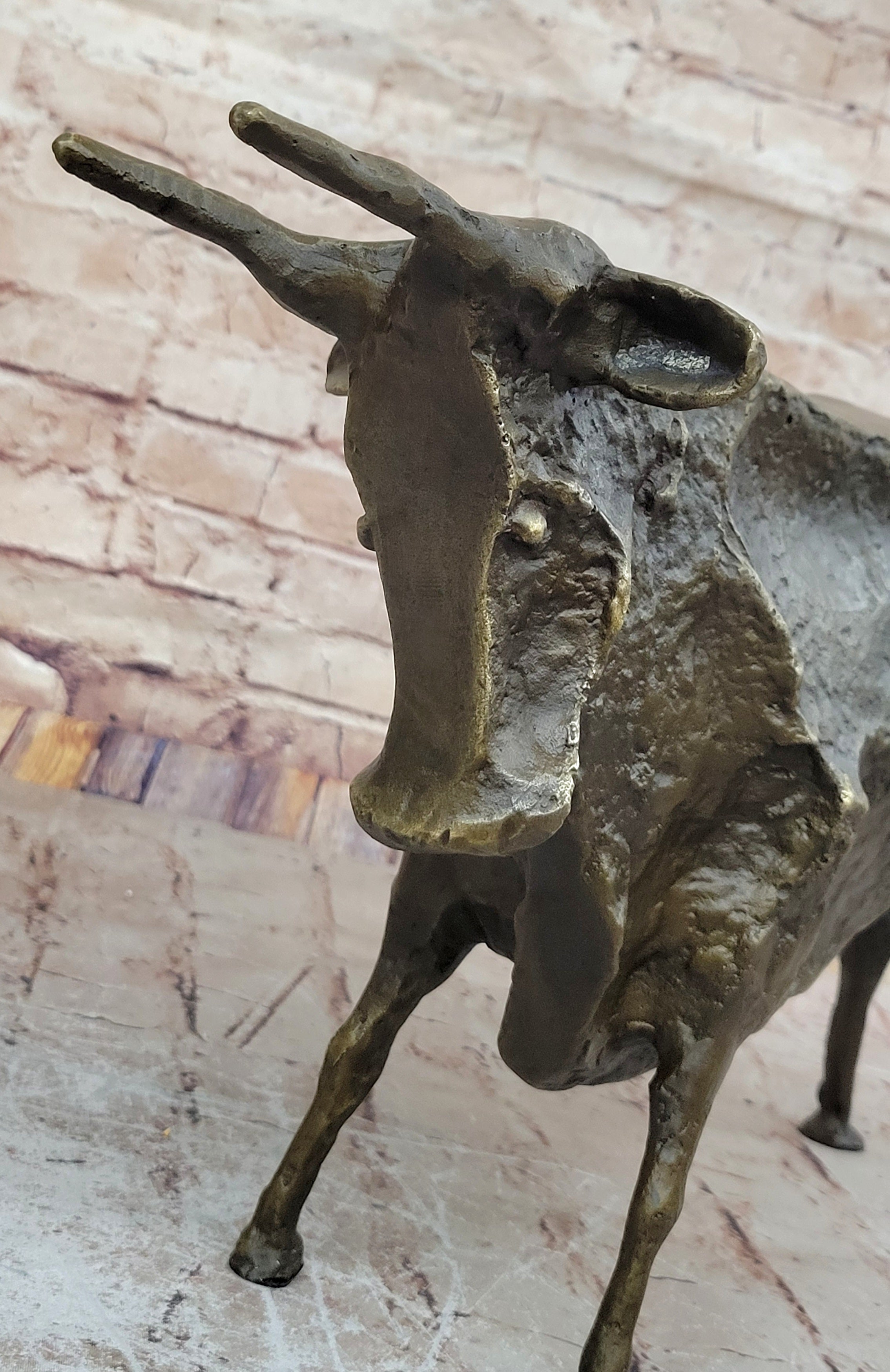 Picasso Bull Bronze Sculpture- abstract Bull after Picasso Extra Large Gift Sale