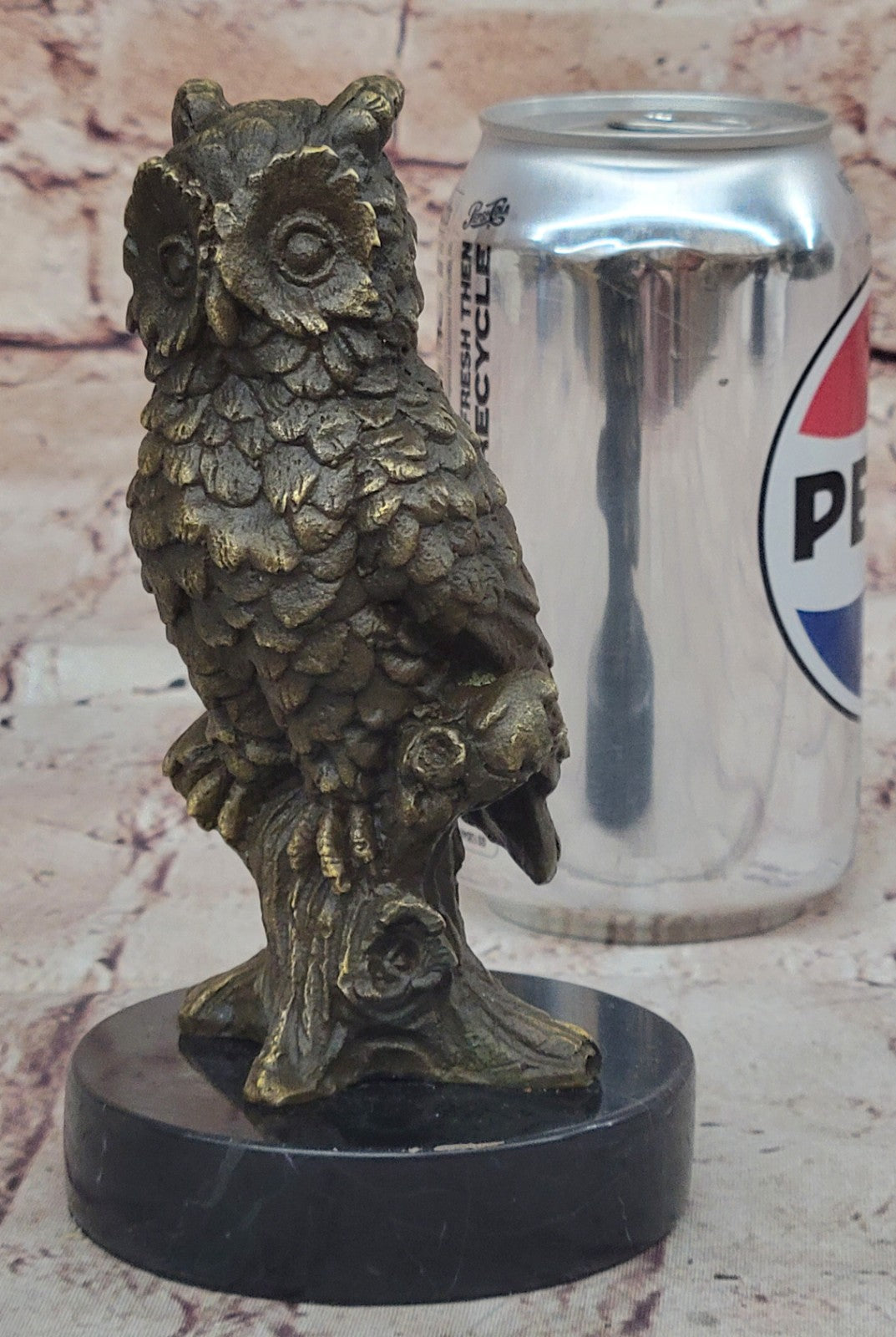 Handmade Bronze Owl Art Deco Sculpture by Milo - Unique Collectible Statue