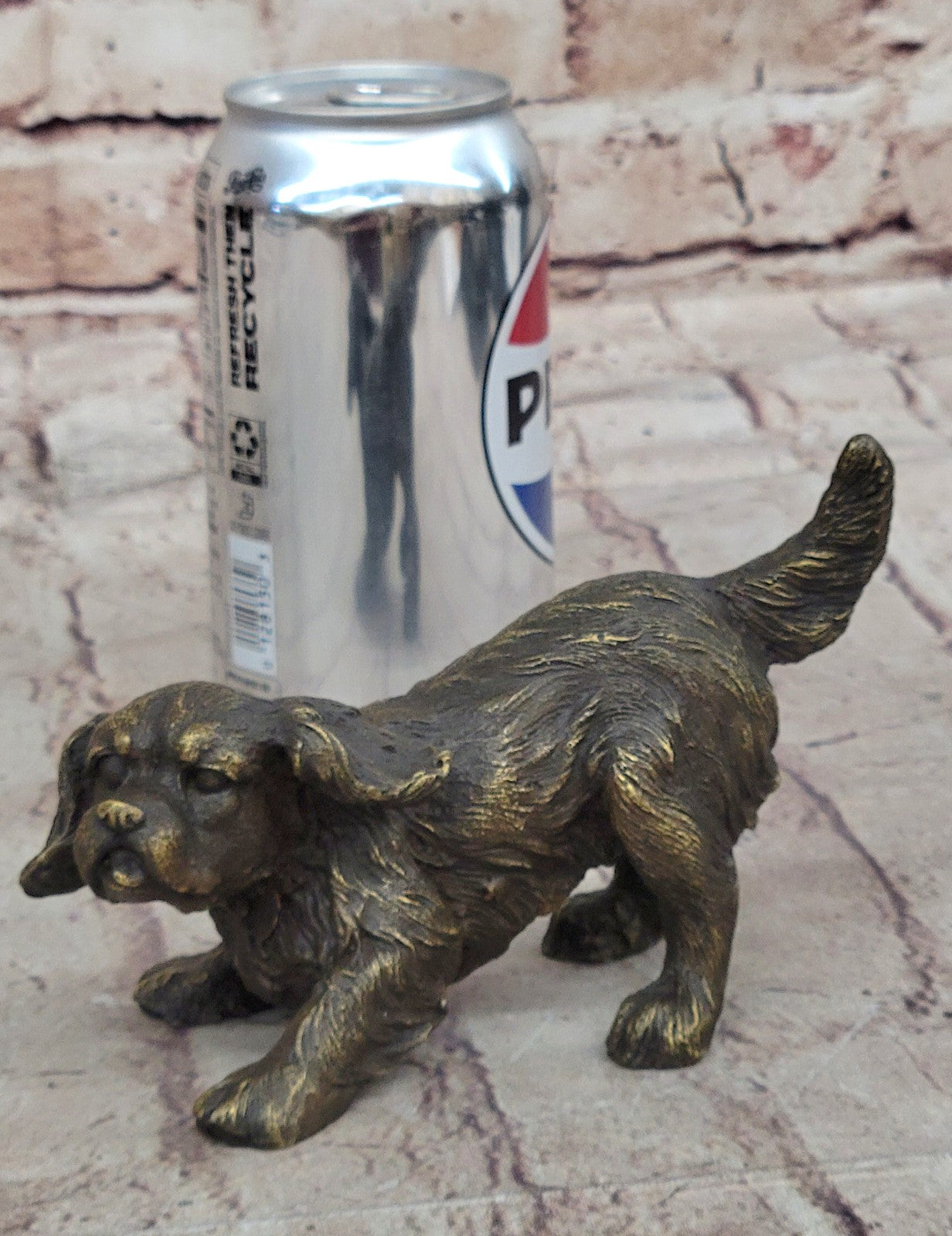 Authentic Williams Artwork: Bronze Cavalier King Charles Spaniel Dog Figurine