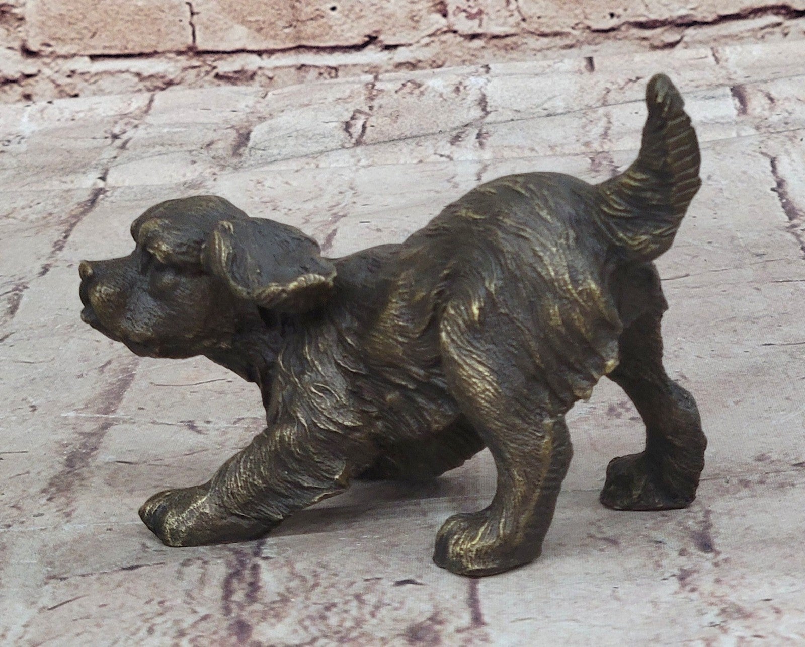 Authentic Williams Artwork: Bronze Cavalier King Charles Spaniel Dog Figurine