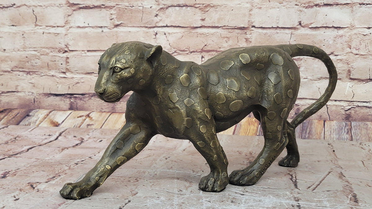Walking Panther" by Rembrandt Bugatti, terrific Art Deco bronze sculpture Sale