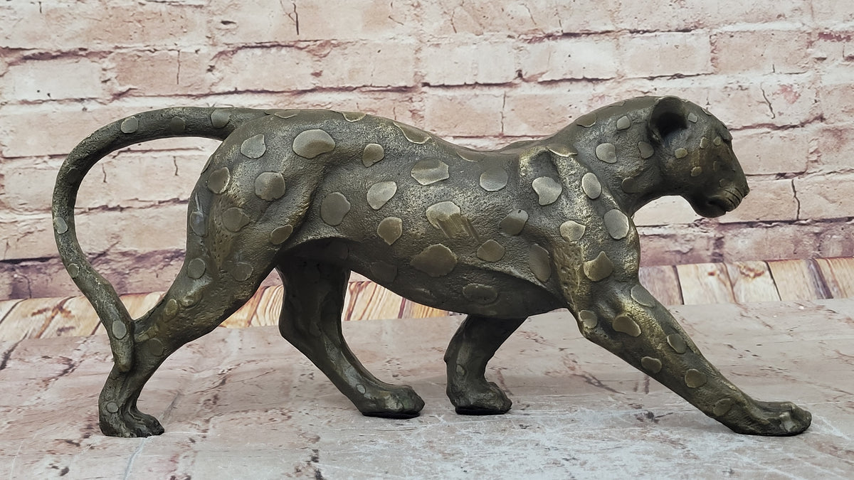 Walking Panther" by Rembrandt Bugatti, terrific Art Deco bronze sculpture Sale