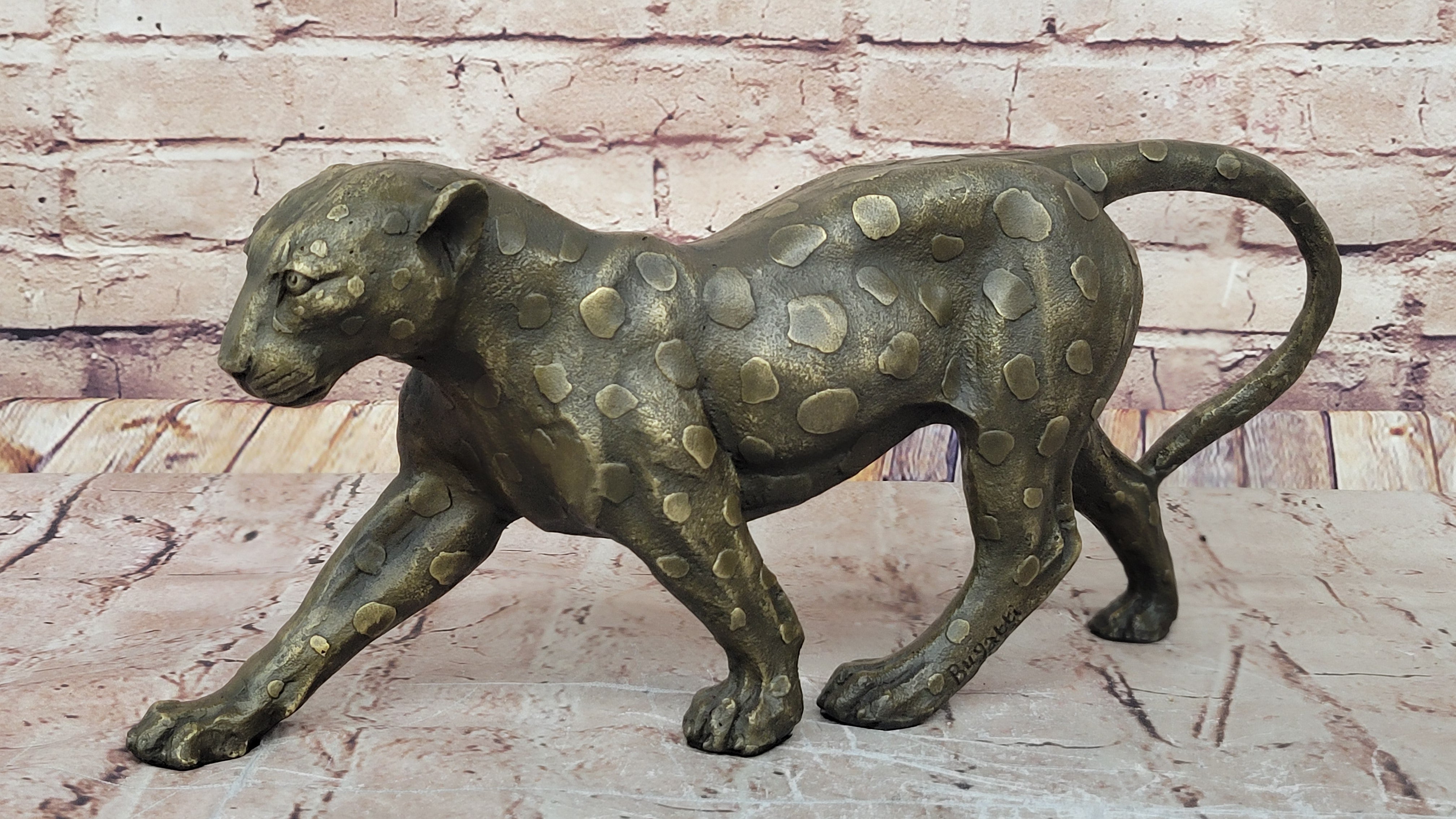 Walking Panther" by Rembrandt Bugatti, terrific Art Deco bronze sculpture Sale