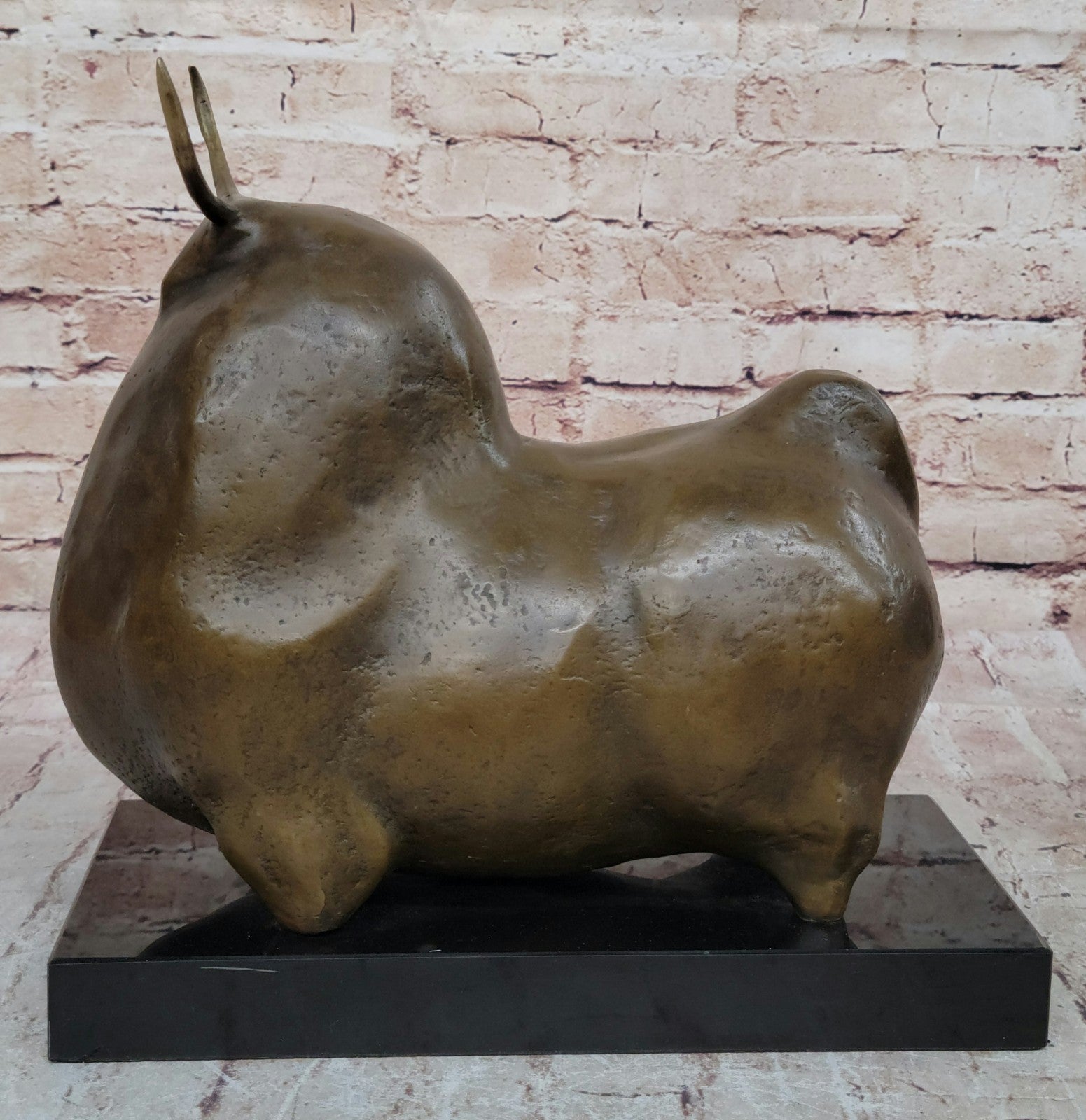 The Bull, Fernando Botero (Bronze Sculpture) Hot Cast Handcrafted Figurine Figur