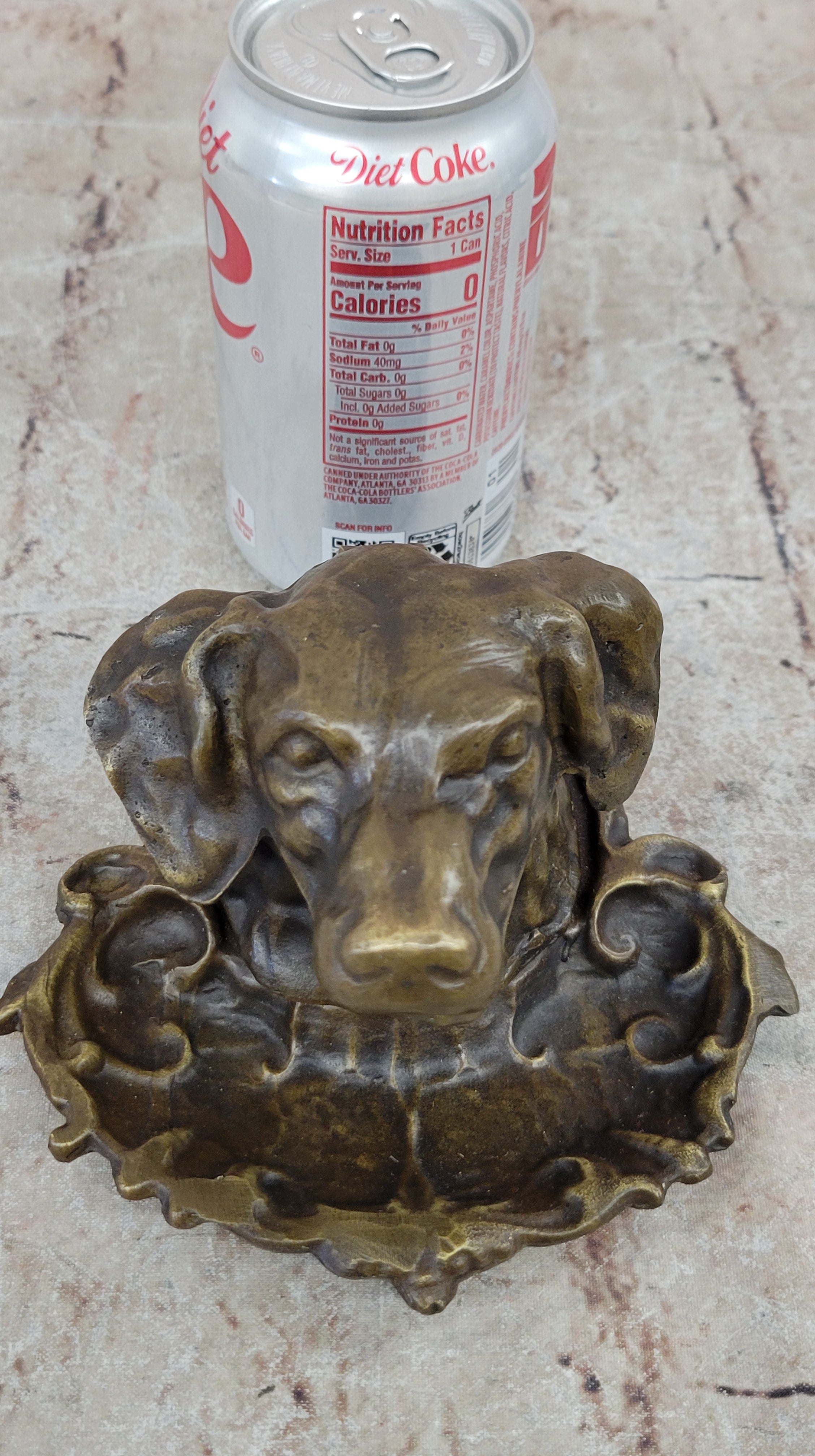 Handcrafted Hot Cast Pet Animal Dog Labrador Incense Burner Bronze Statue