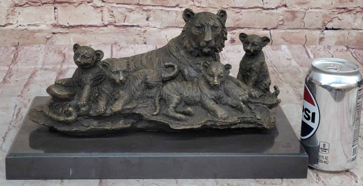  Chinese Royal Classic Pure Bronze Copper made Feng ferocity Tiger statuary 