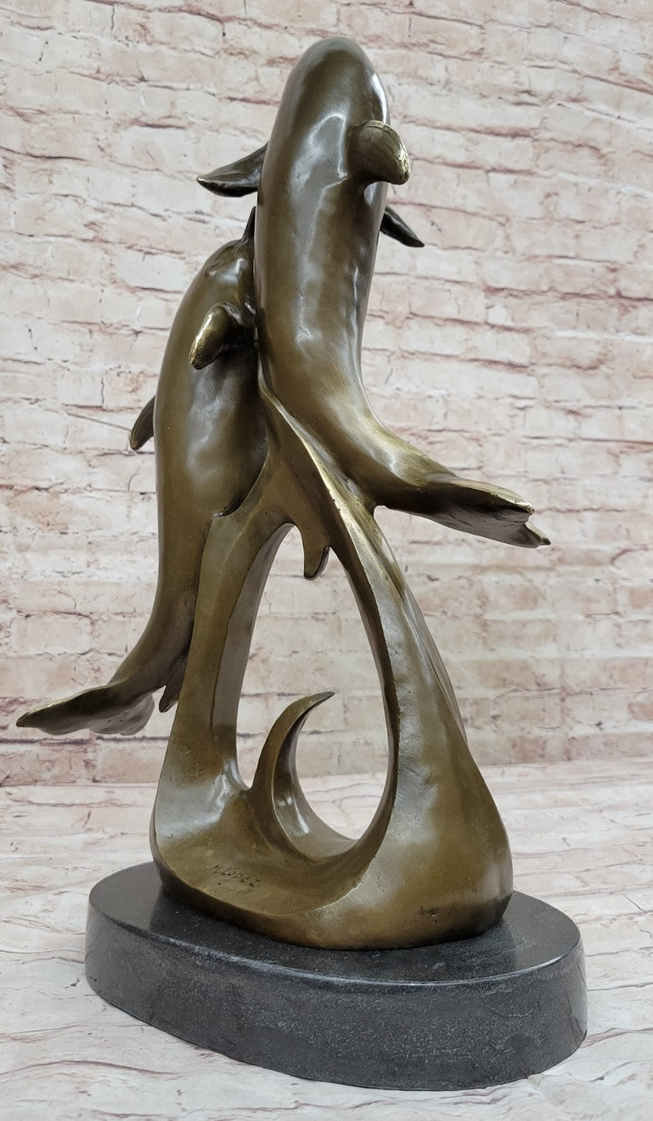 Exquisite Bronze Marine Sculpture `Under the Sea` - Signed by Artist Milo Figure