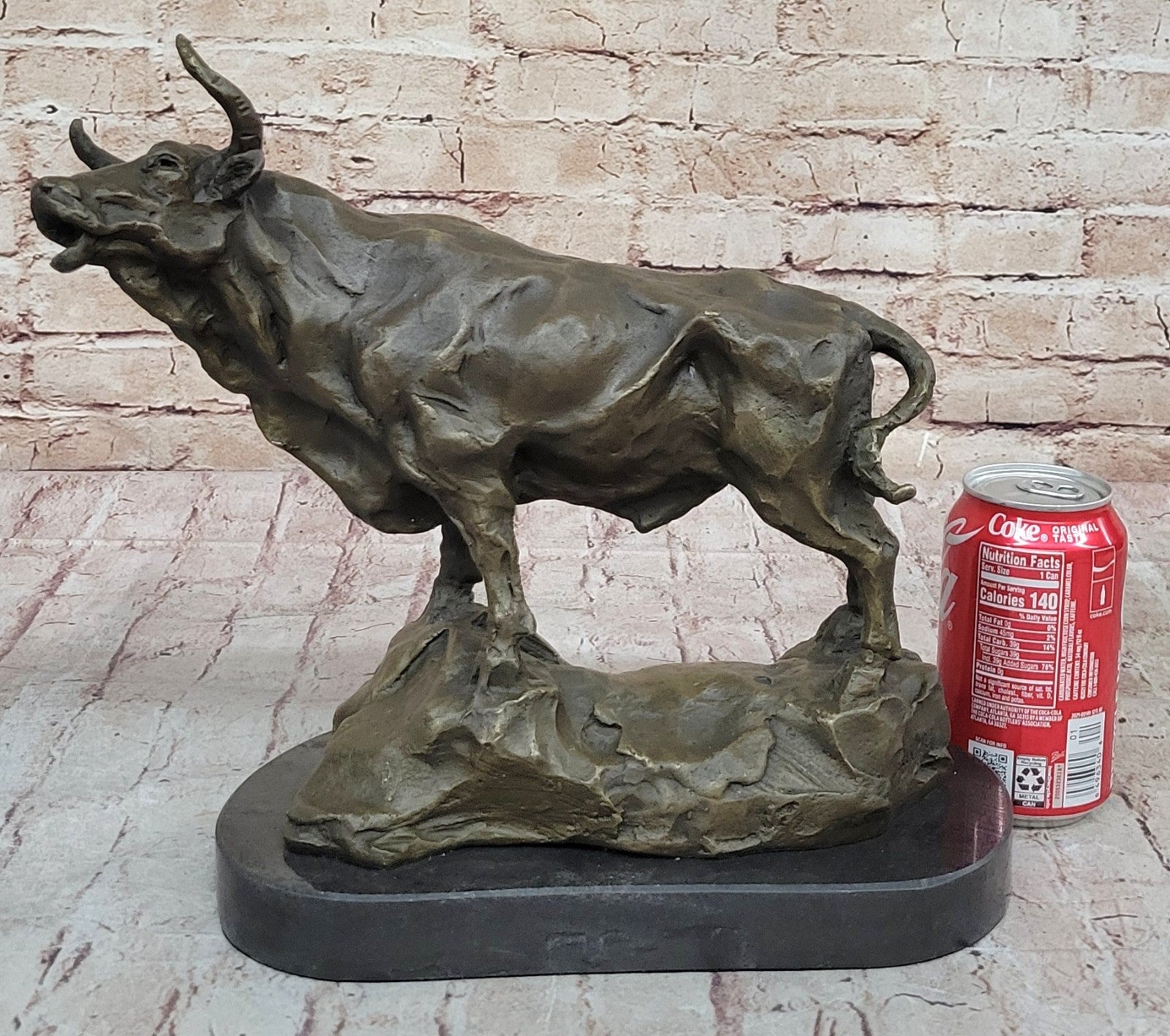 Handcrafted Bronze Sculpture  Bullfight Bull French artist barye Deco Art Artwork
