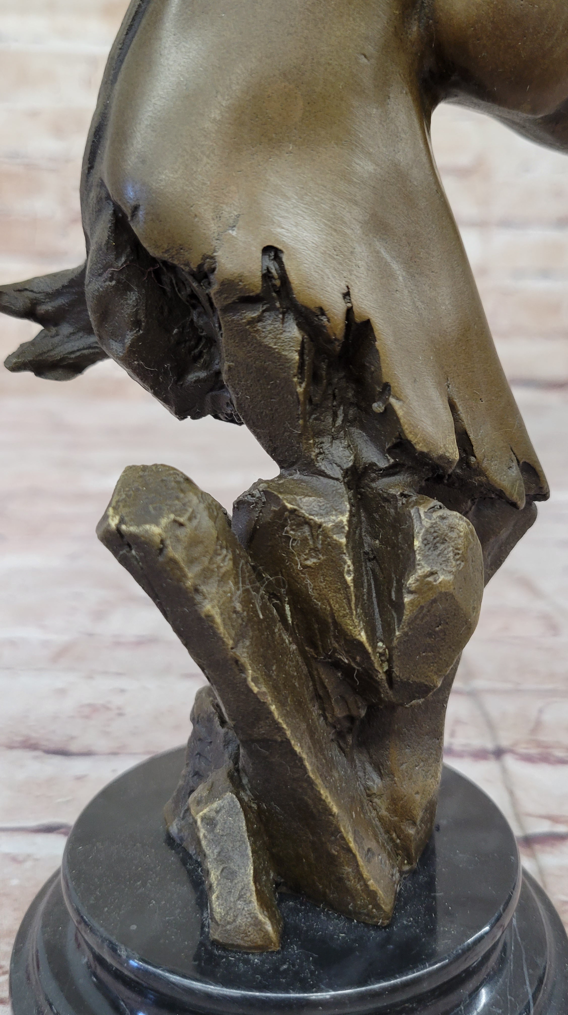 Bronze Sculpture Handcrafted SALE Marble Bust Head Horse Modern Abstract Artwork