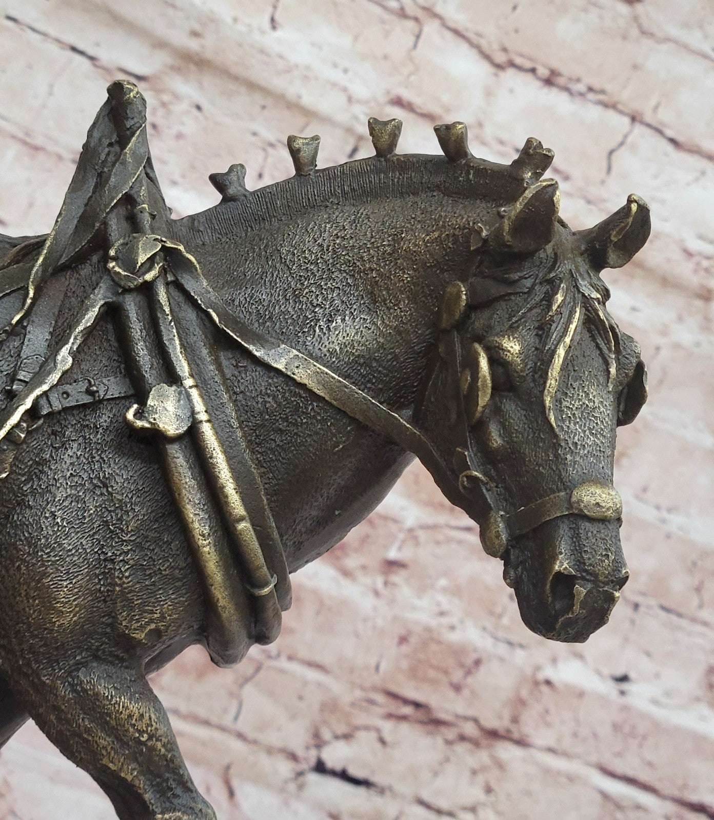 Hot Cast Genuine Solid Bronze Monumental Clydesdale Horse Home Decoration