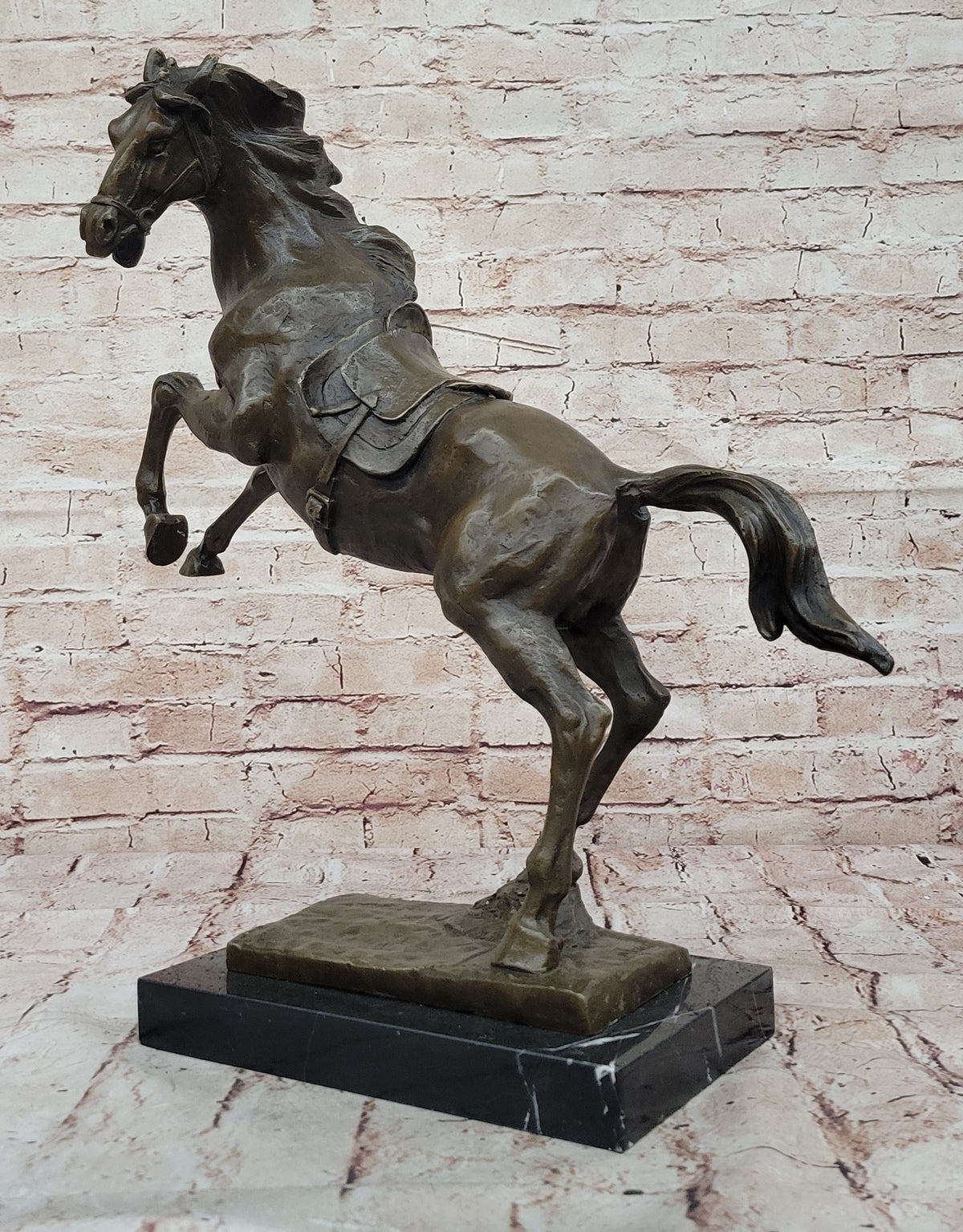 Memorable Korean War Horse: Staff Sgt Reckless in Pure Bronze Hand Made