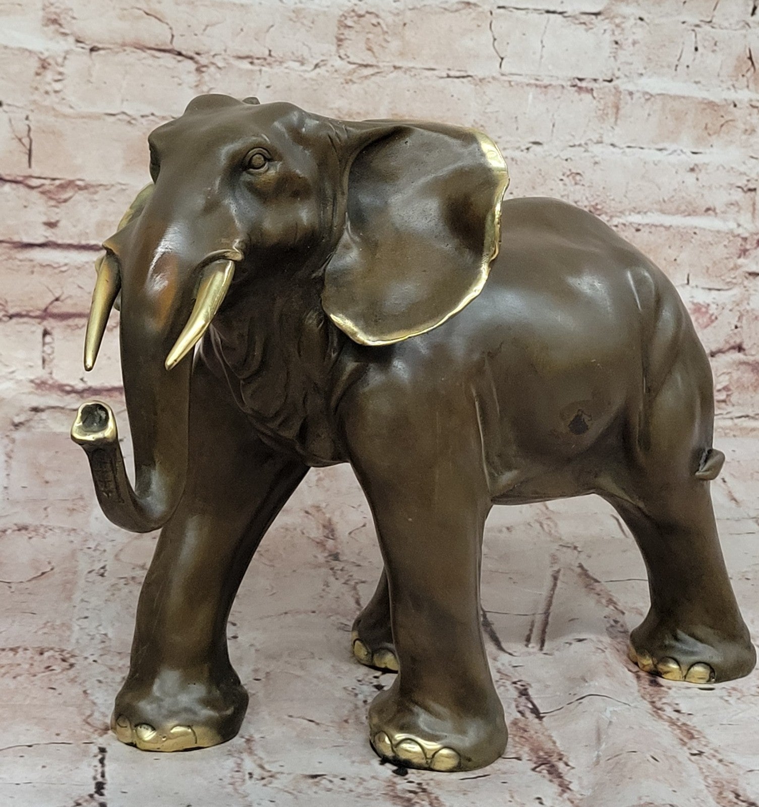 Art Deco Wildlife elephant by Barye Bronze Hot Cast Statue Sculpture