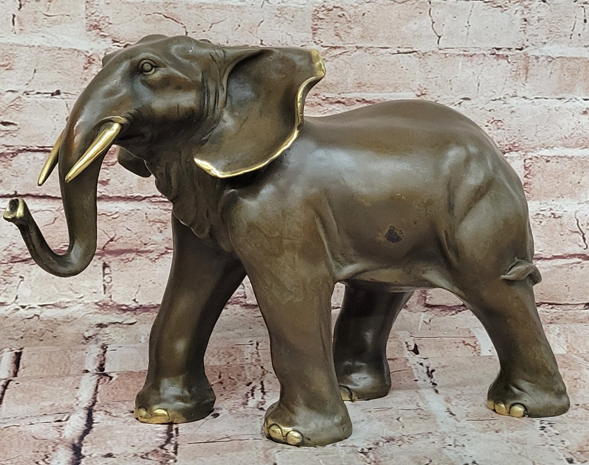 Art Deco Wildlife elephant by Barye Bronze Hot Cast Statue Sculpture
