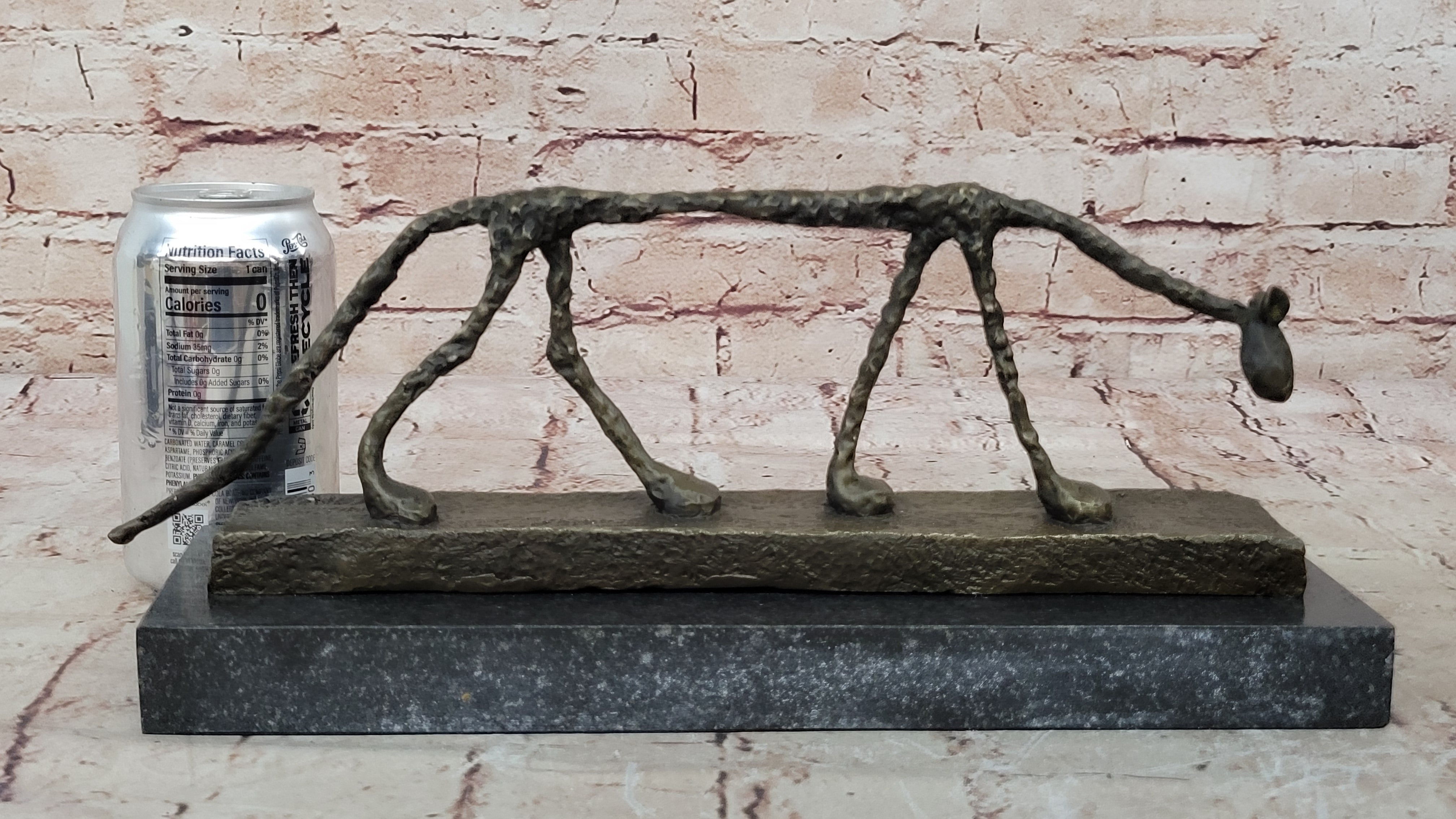 Bronze Sculpture Surrealism Gia Rodin Dali Abstract Cat Figurine Figure Sale