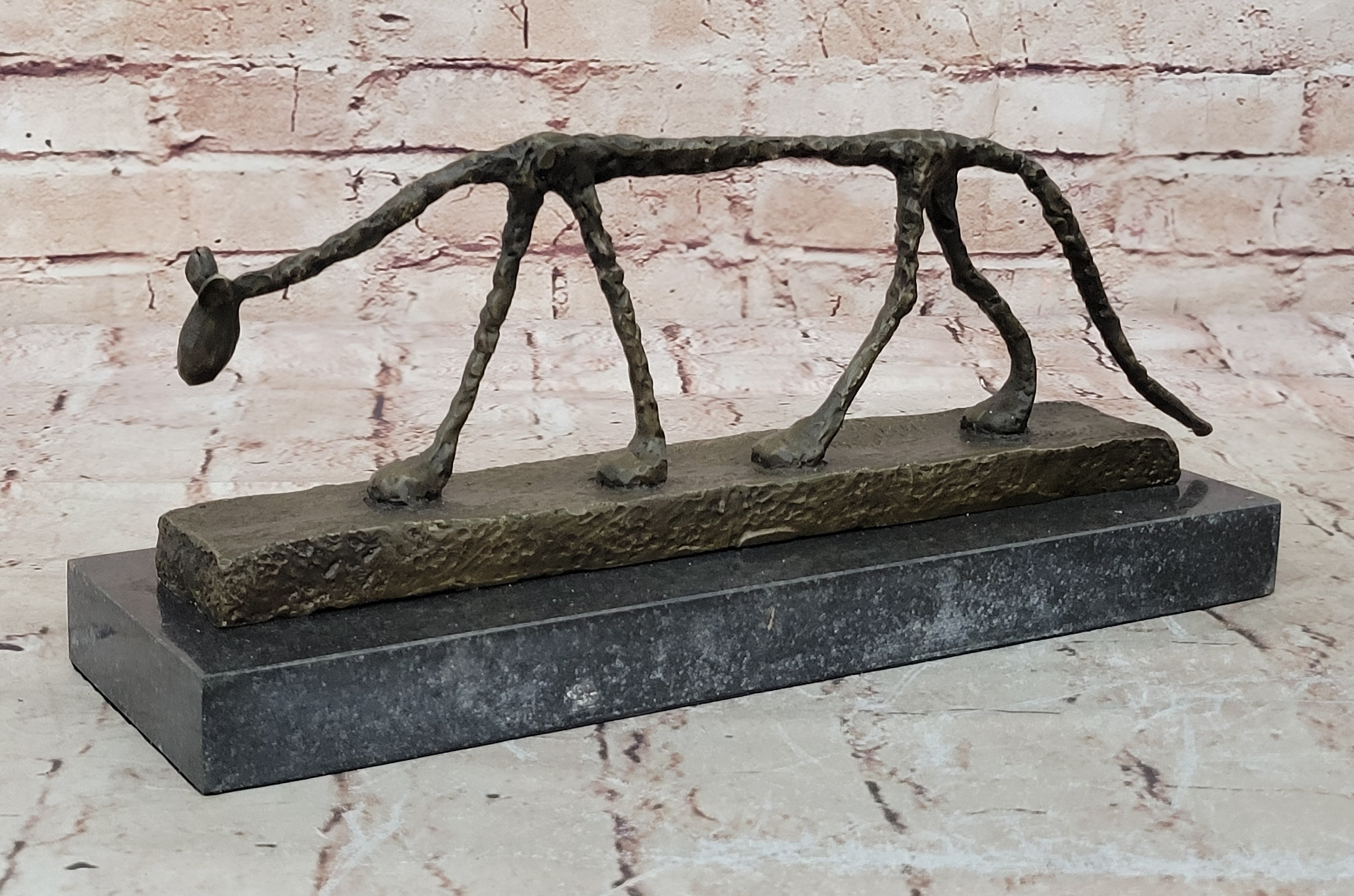 Bronze Sculpture Surrealism Gia Rodin Dali Abstract Cat Figurine Figure Sale