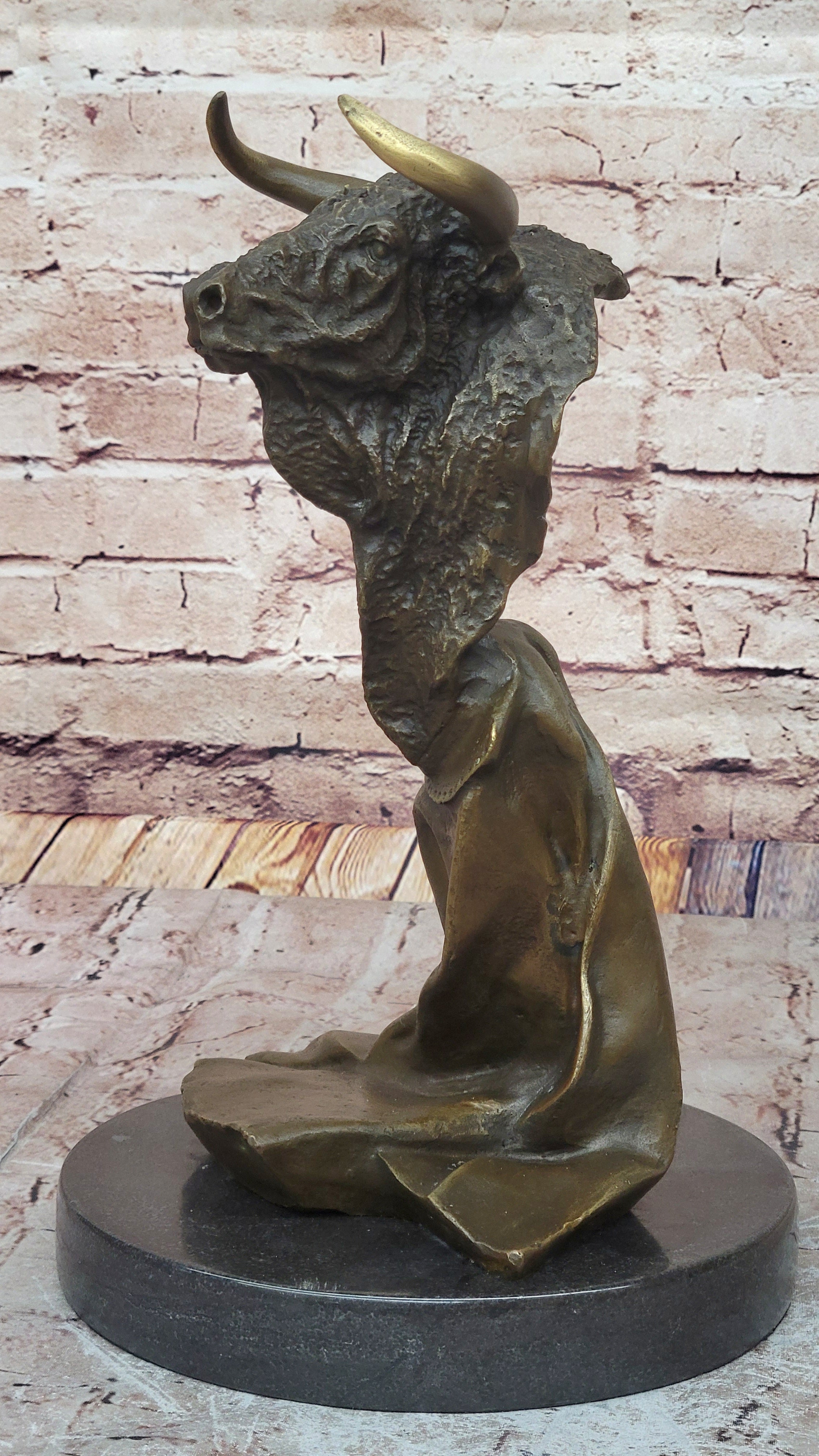 Bulls Head From American Artist Artisan Carl Williams Museum Quality Artwork Dea