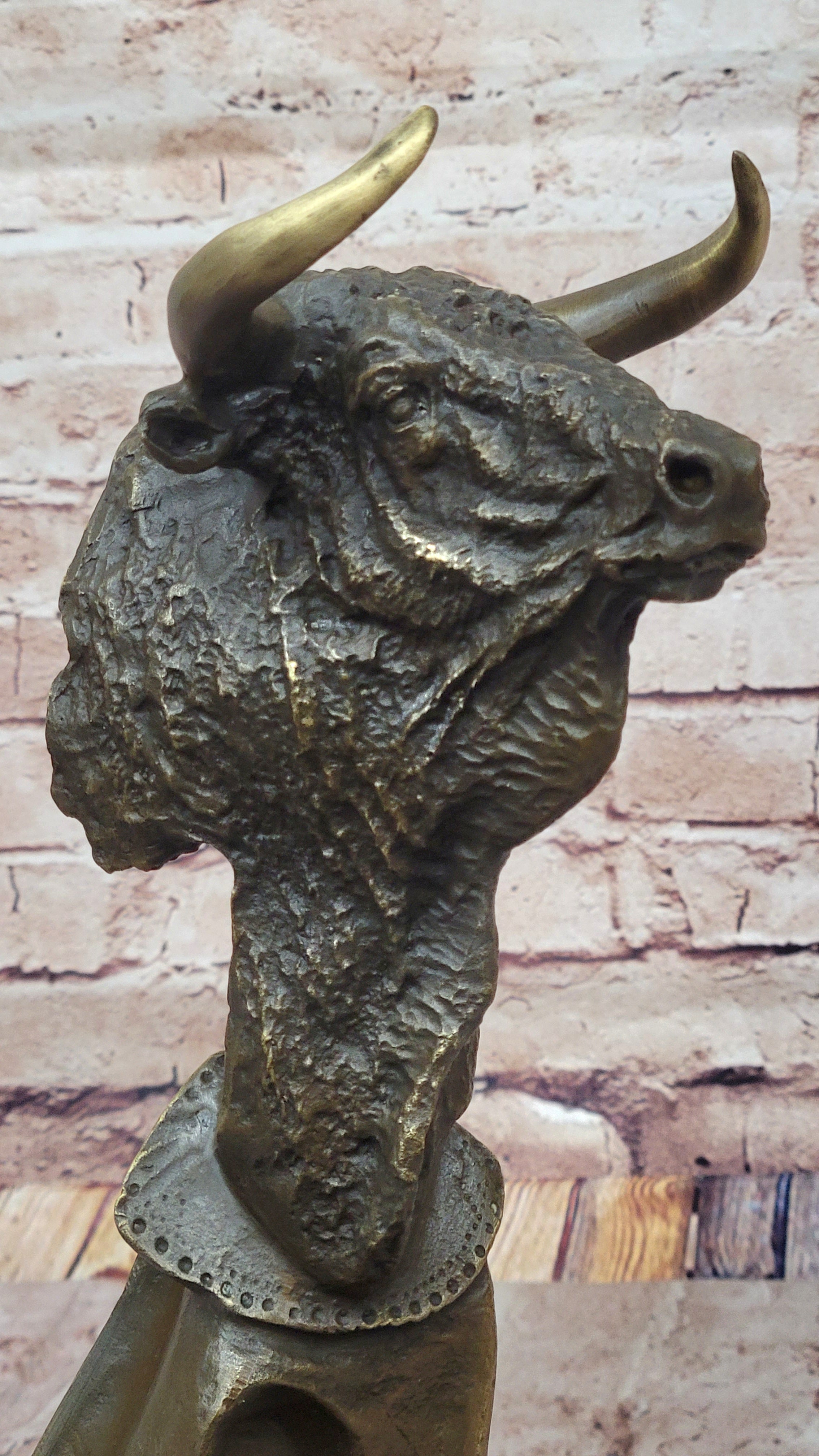 Bulls Head From American Artist Artisan Carl Williams Museum Quality Artwork Dea
