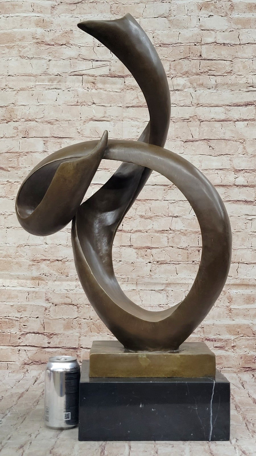 FINEST ALDO VITALEH BRONZE METAL SCULPTURE ABSTRACT MODERNISM GEOMETRIC ITALY
