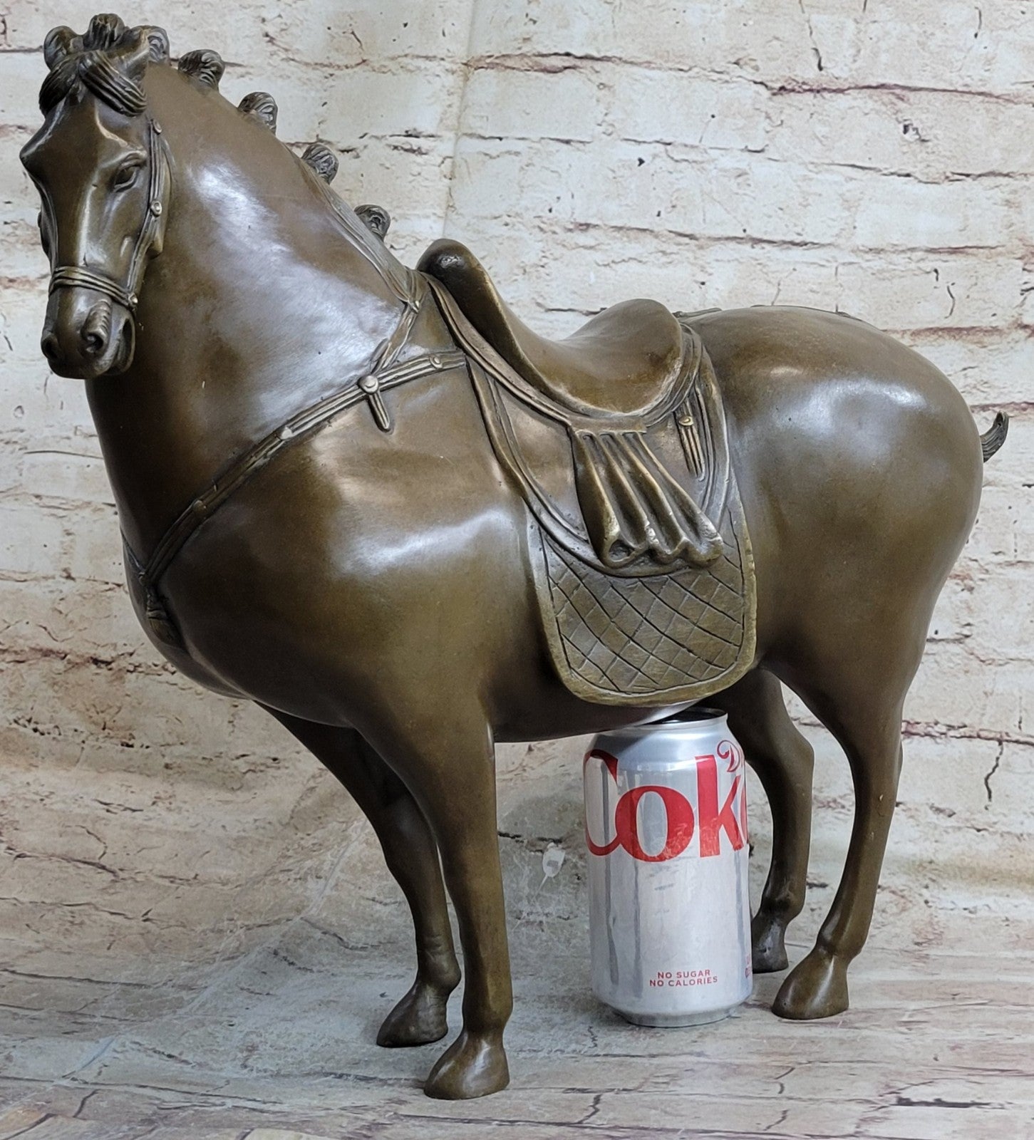 inged original Collector Edition B.C Zhang Tang Horse Bronze Sculpture Figure