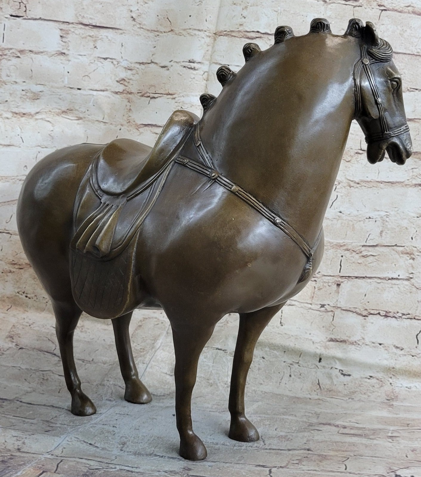inged original Collector Edition B.C Zhang Tang Horse Bronze Sculpture Figure
