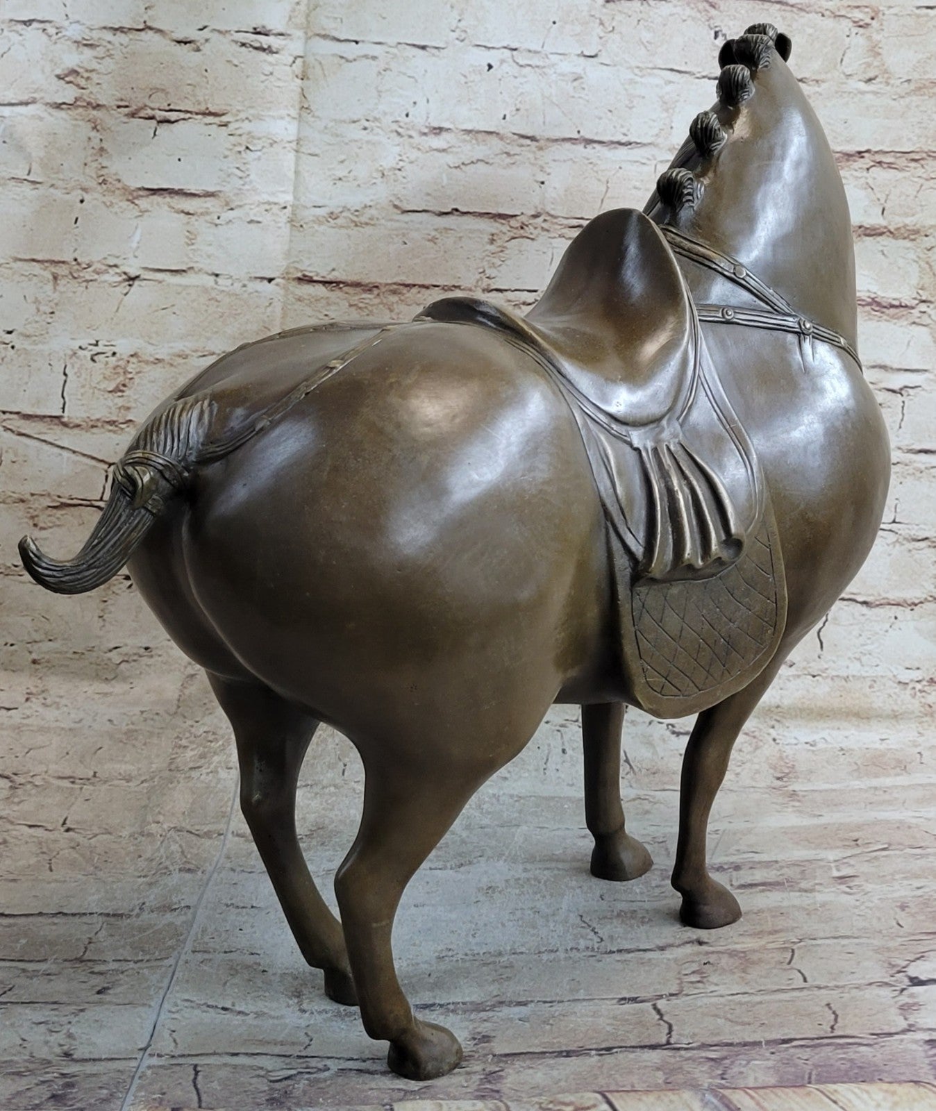 inged original Collector Edition B.C Zhang Tang Horse Bronze Sculpture Figure