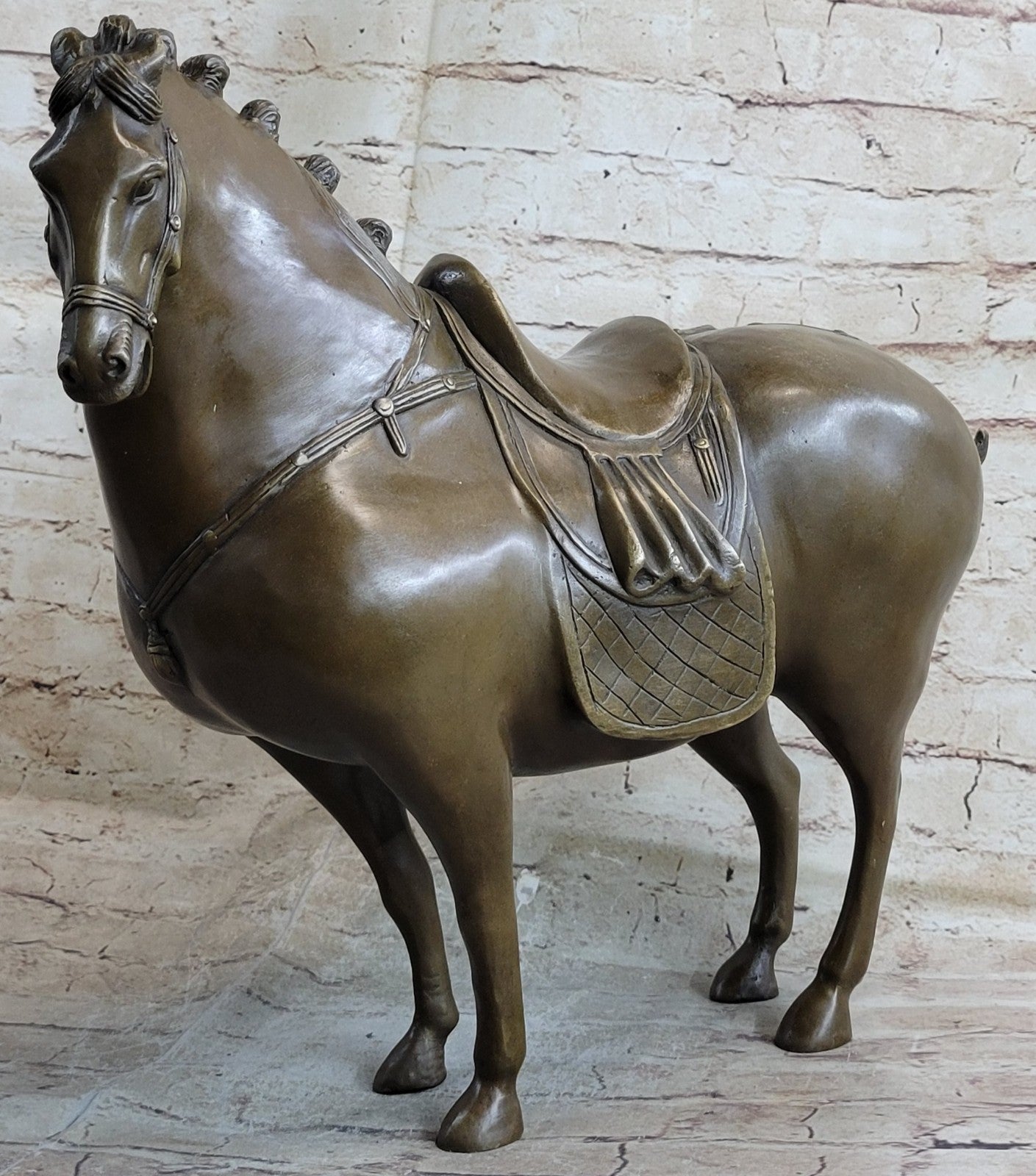 inged original Collector Edition B.C Zhang Tang Horse Bronze Sculpture Figure