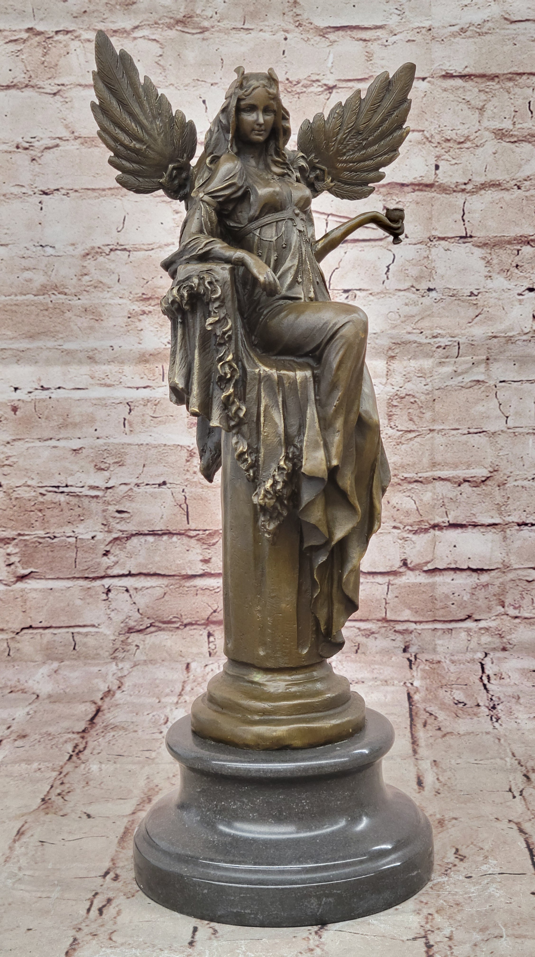 Huge Classic Artwork Cleopatra Queen Egypt Egyptian Rare Collectible Bronze Gift