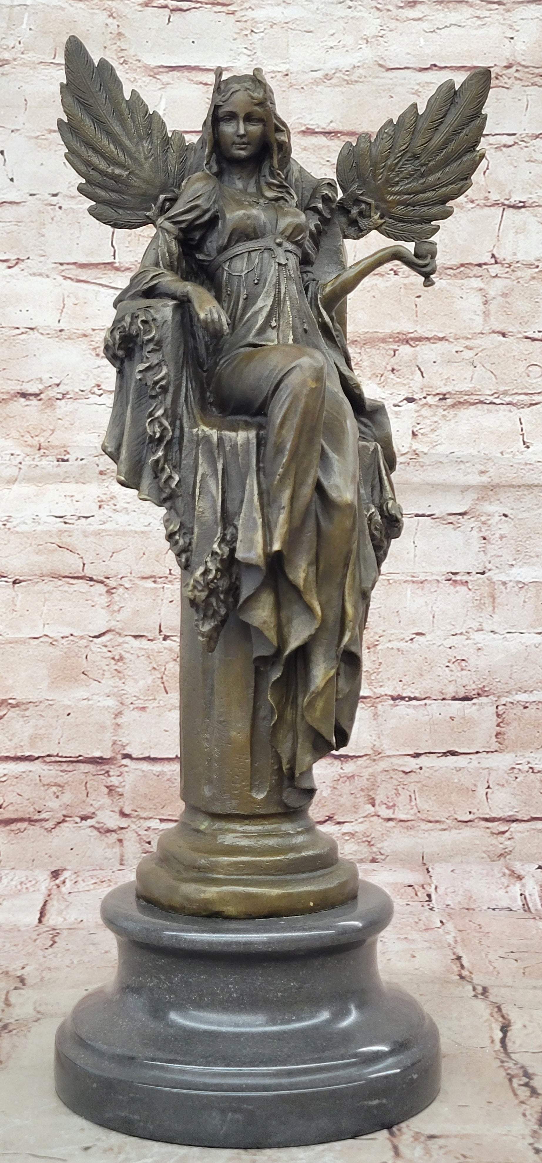 Huge Classic Artwork Cleopatra Queen Egypt Egyptian Rare Collectible Bronze Gift