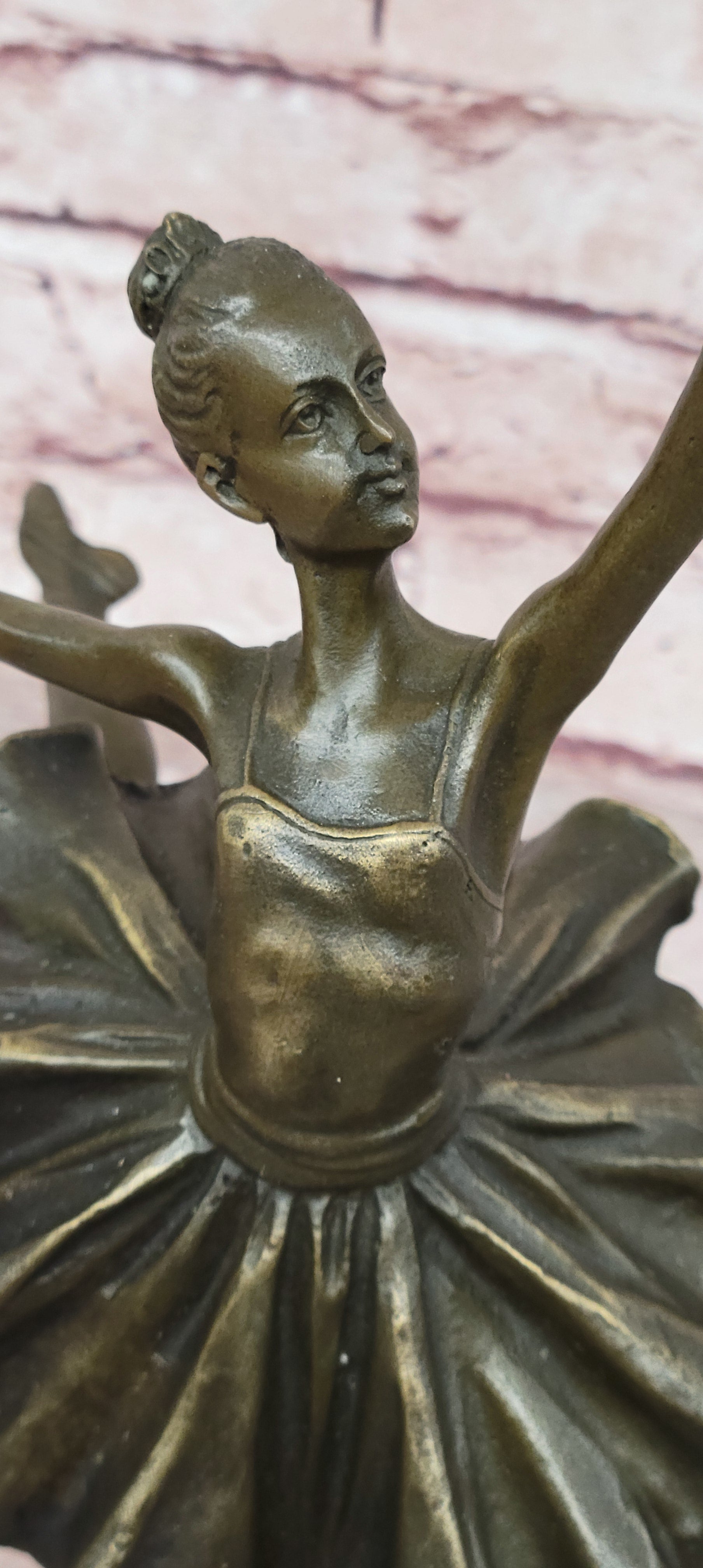 Cast Bronze Sculpture Ballerina Ballet Dancer Figurine Statue Hand Made Statue