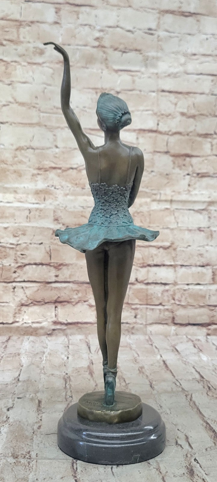 The Little Fourteen Year Old Dancer Bronze Ballerina Sculpture, Signed: Milo