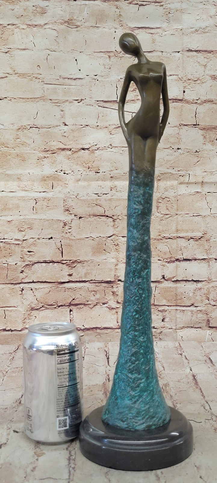 BRONZE ART DECOR STATUE SCULPTURE FIGURINE FIGURE NUDE GIRL BY ALDO VITALEH