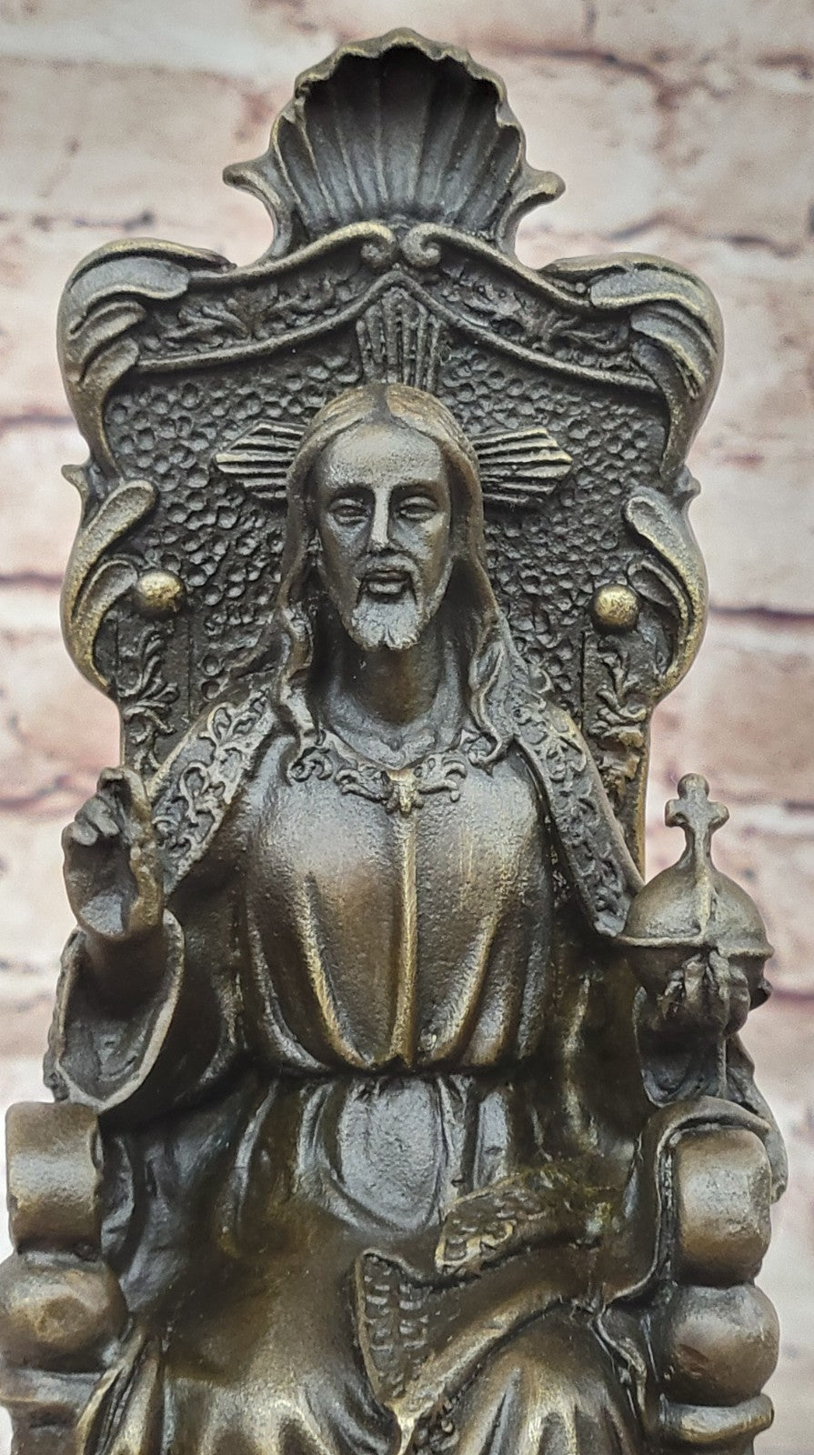 Collectible Bronze Statue *DEAL* Signed Original Valli Religious Jesus Hot Cast