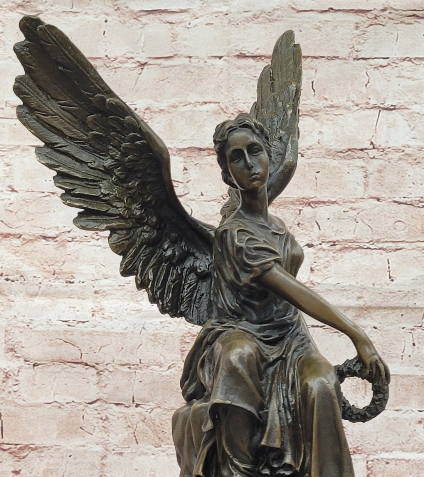 ART Archangels Nike Angel of Victory Mythical Bronze Sculpture Statue Decor GIFT