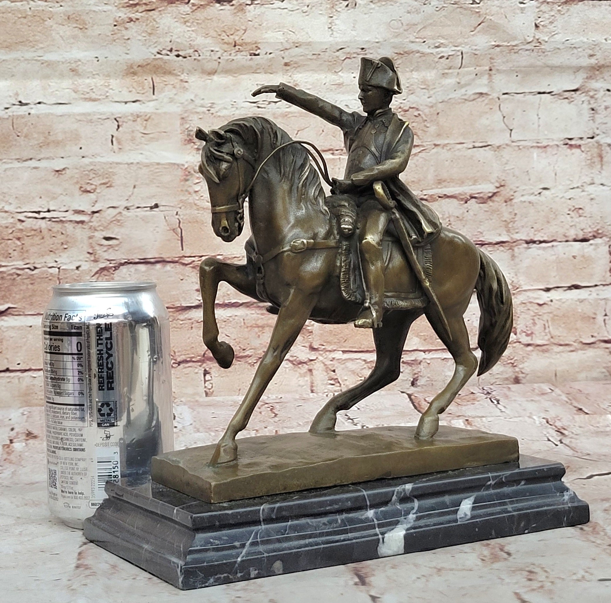Hand Made Detailed Aldo Vitaleh French Artist Bronze Sculpture Classic Artwork