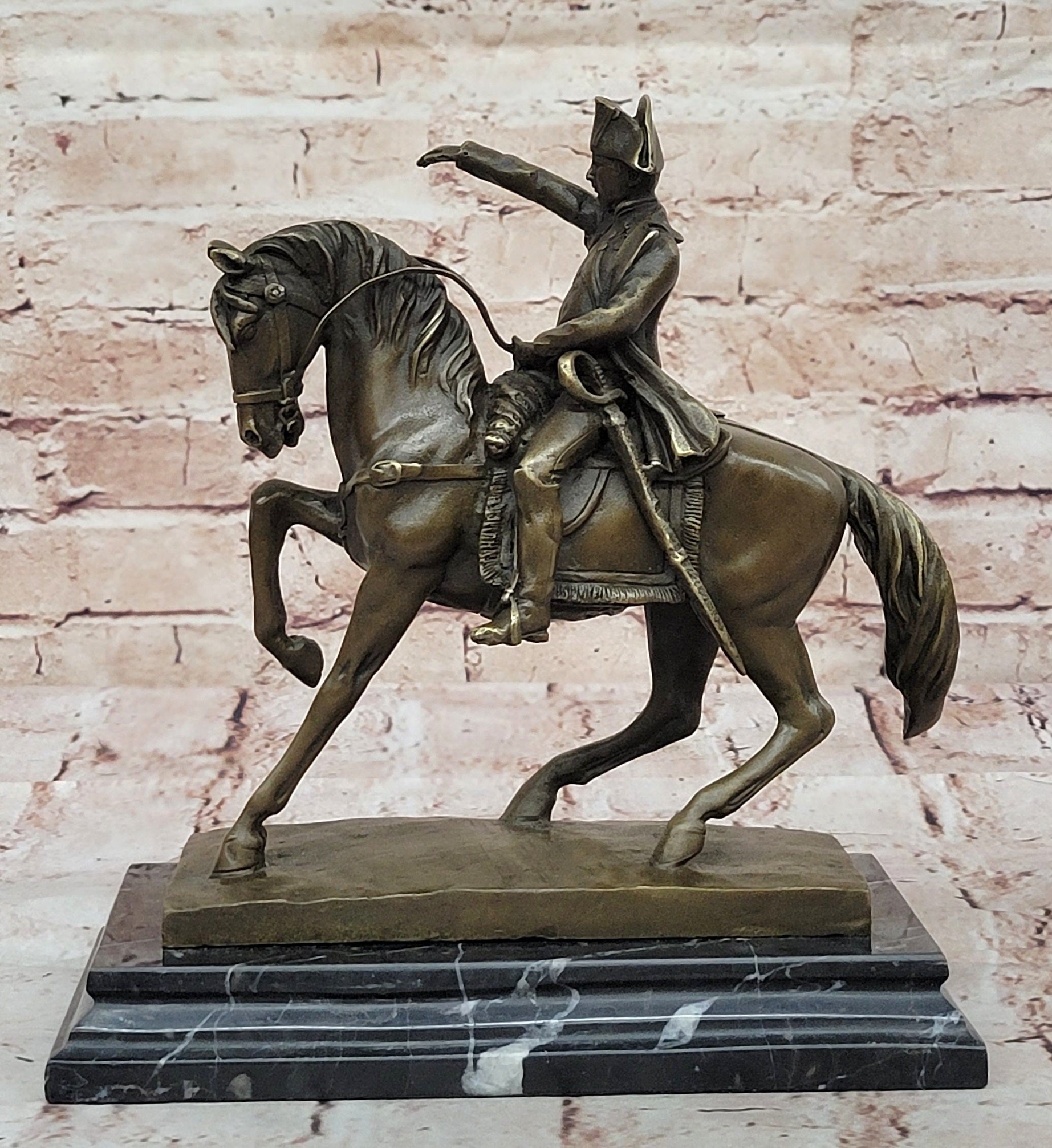 Hand Made Detailed Aldo Vitaleh French Artist Bronze Sculpture Classic Artwork