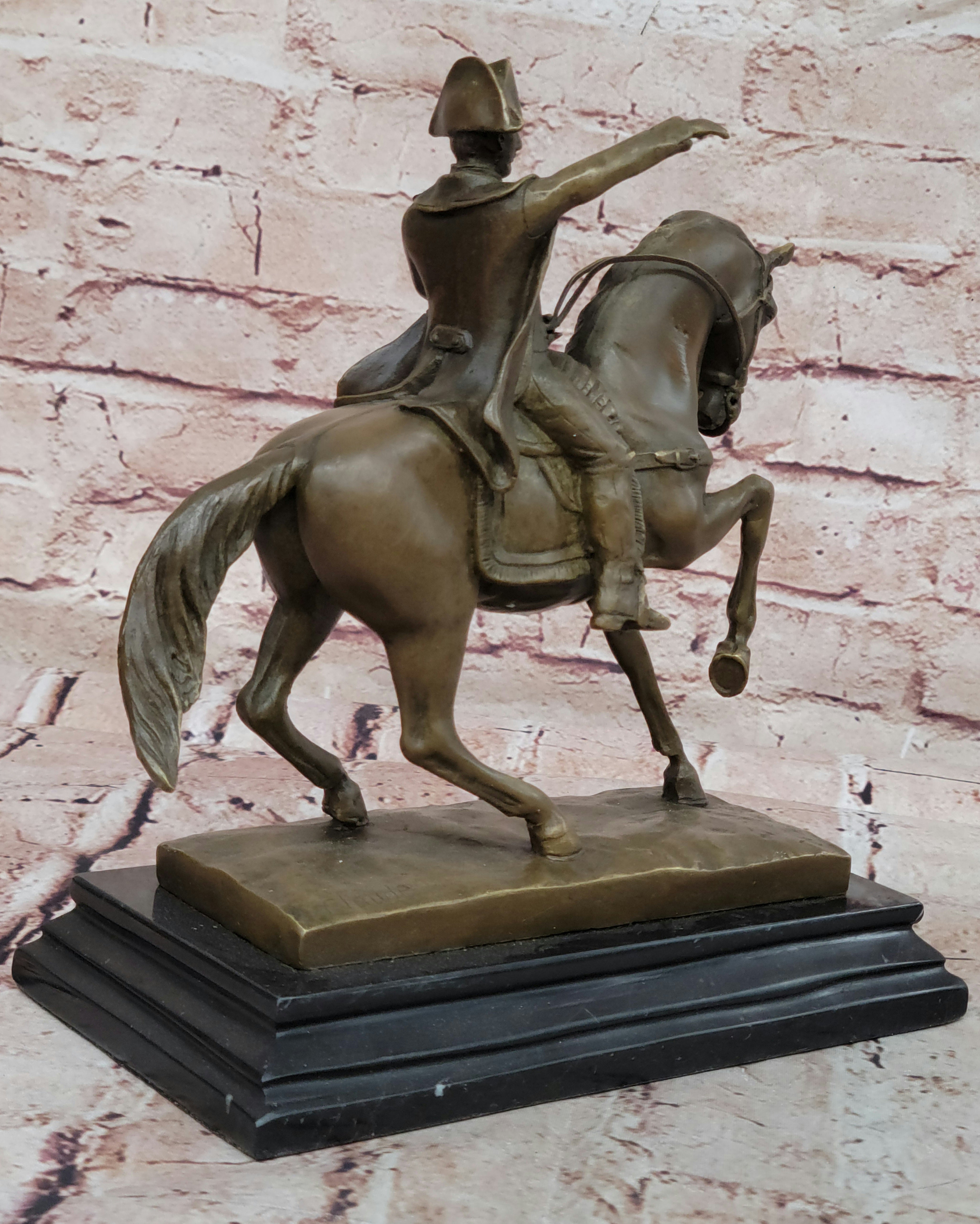 Hand Made Detailed Aldo Vitaleh French Artist Bronze Sculpture Classic Artwork