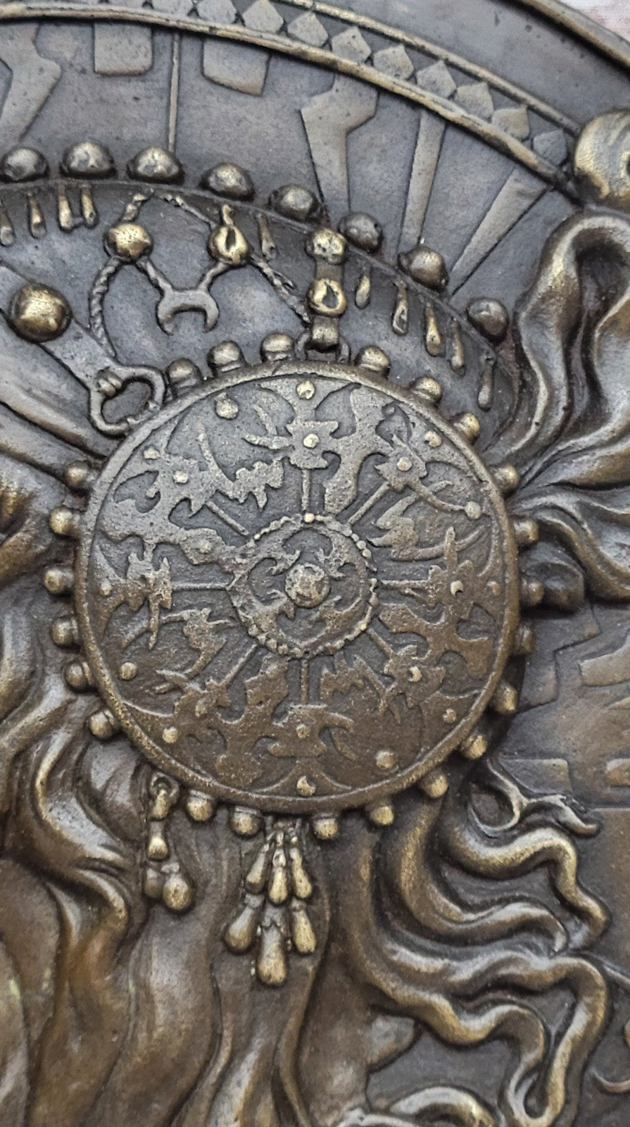 Young Queen Goddess Bas Relief Bronze Sculpture Masterpiece Figurine Sale Gift