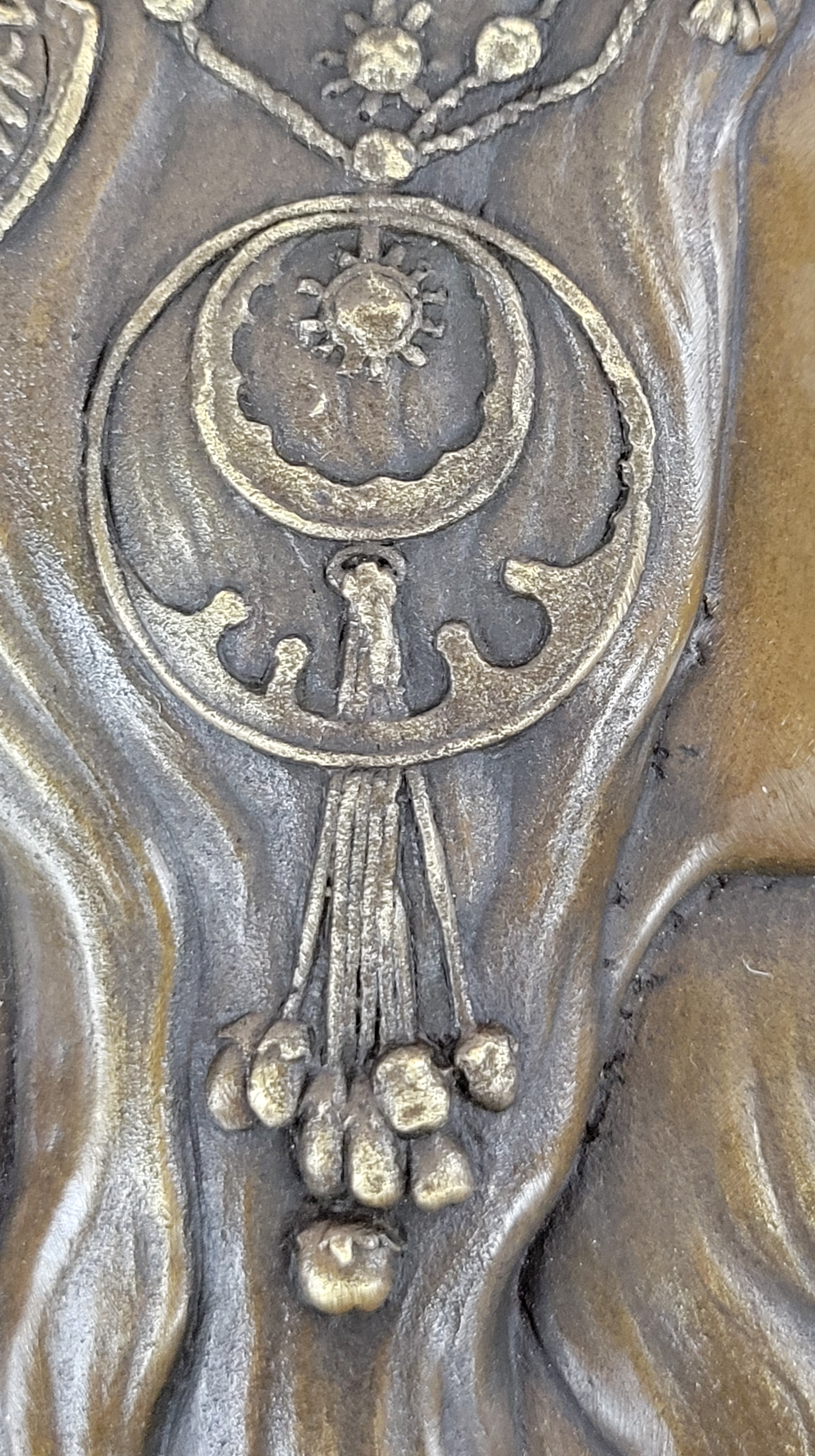 Art Nouveau/Deco Sexy Egyptian Goddess Wall Mount Bronze Sculpture Figurine Sale