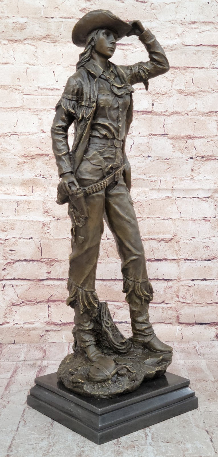 Bronze Hand Made Signed Original Rare Mid century American Americana Statue Sale