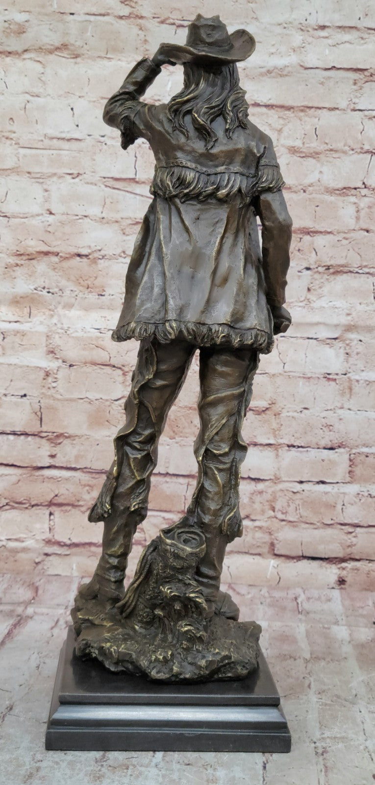 Bronze Hand Made Signed Original Rare Mid century American Americana Statue Sale