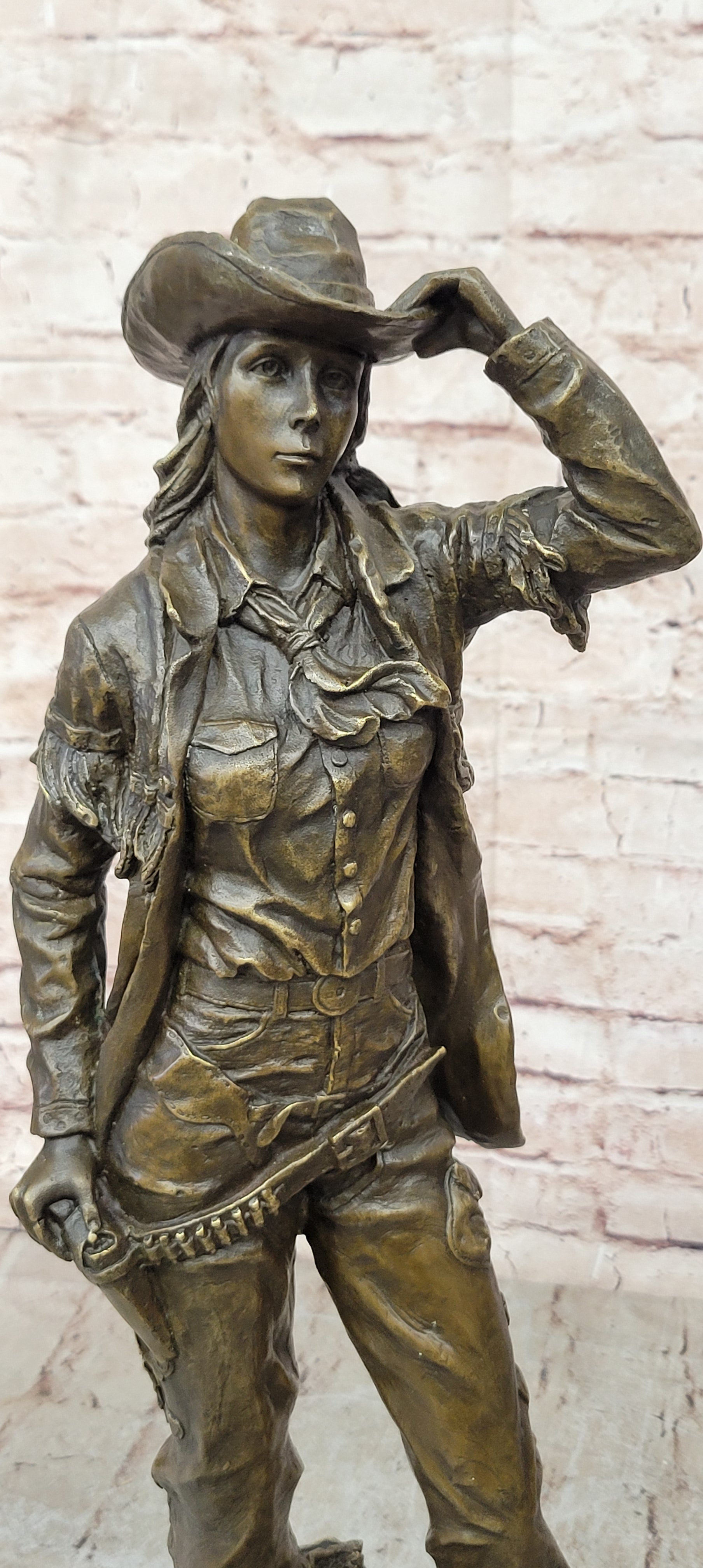 Bronze Hand Made Signed Original Rare Mid century American Americana Statue Sale