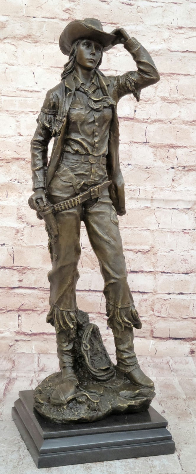 Bronze Hand Made Signed Original Rare Mid century American Americana Statue Sale
